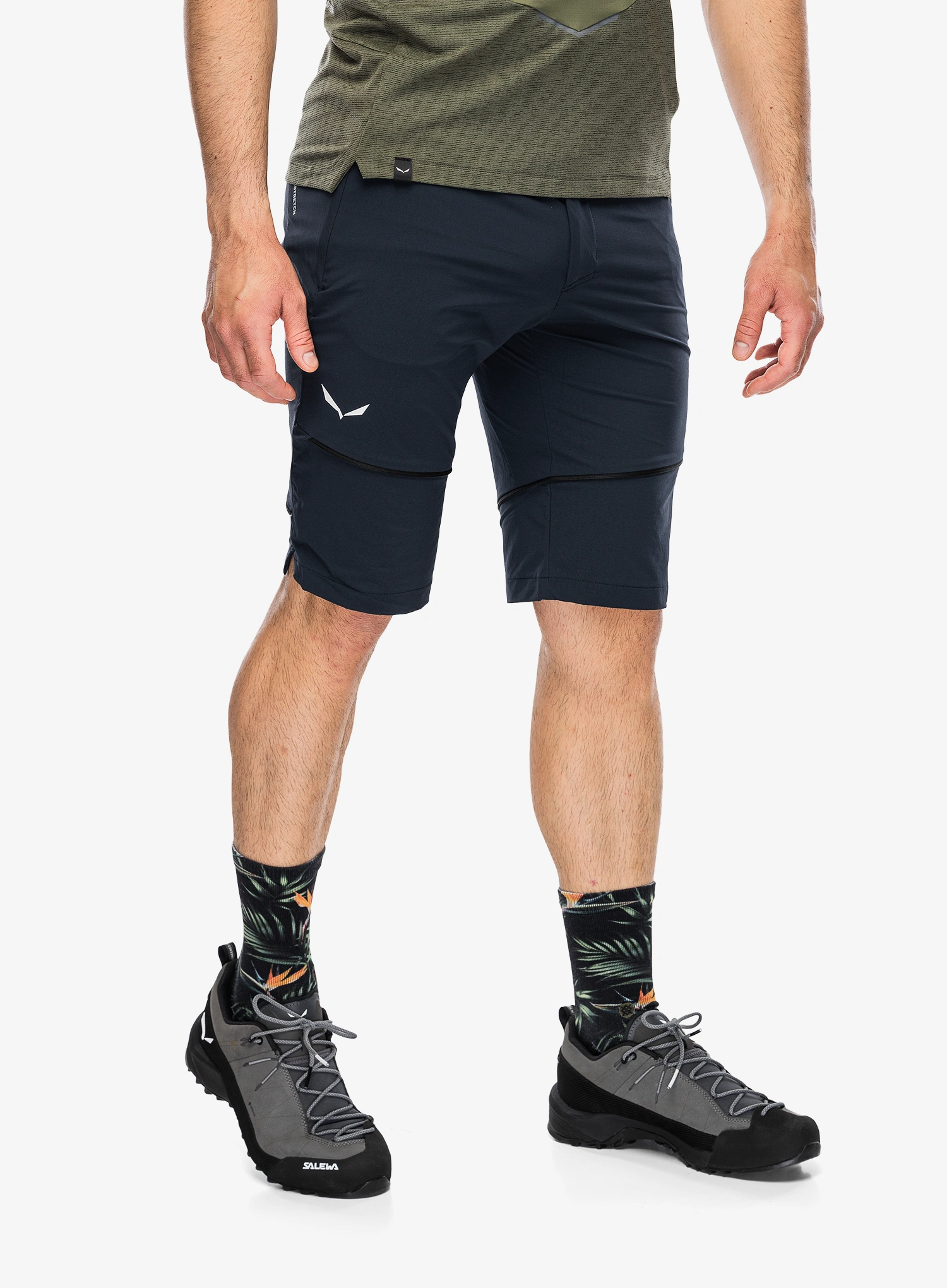 Pohodniške hlače Salewa Pedroc 3 Dst 2in1 Pant - blueberry