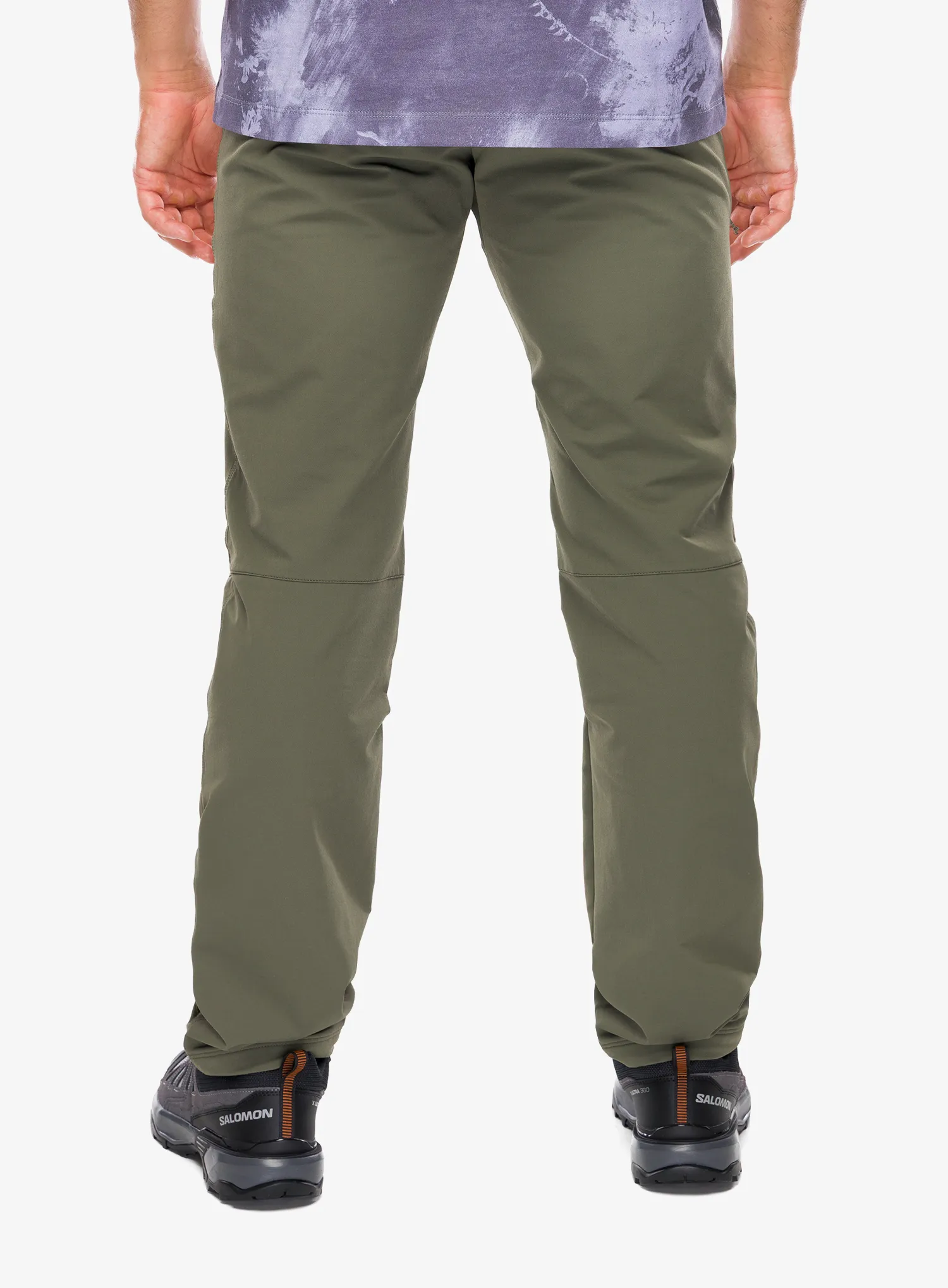 Pohodniške hlače Salomon Wayfarer Warm Pant - grape leaf