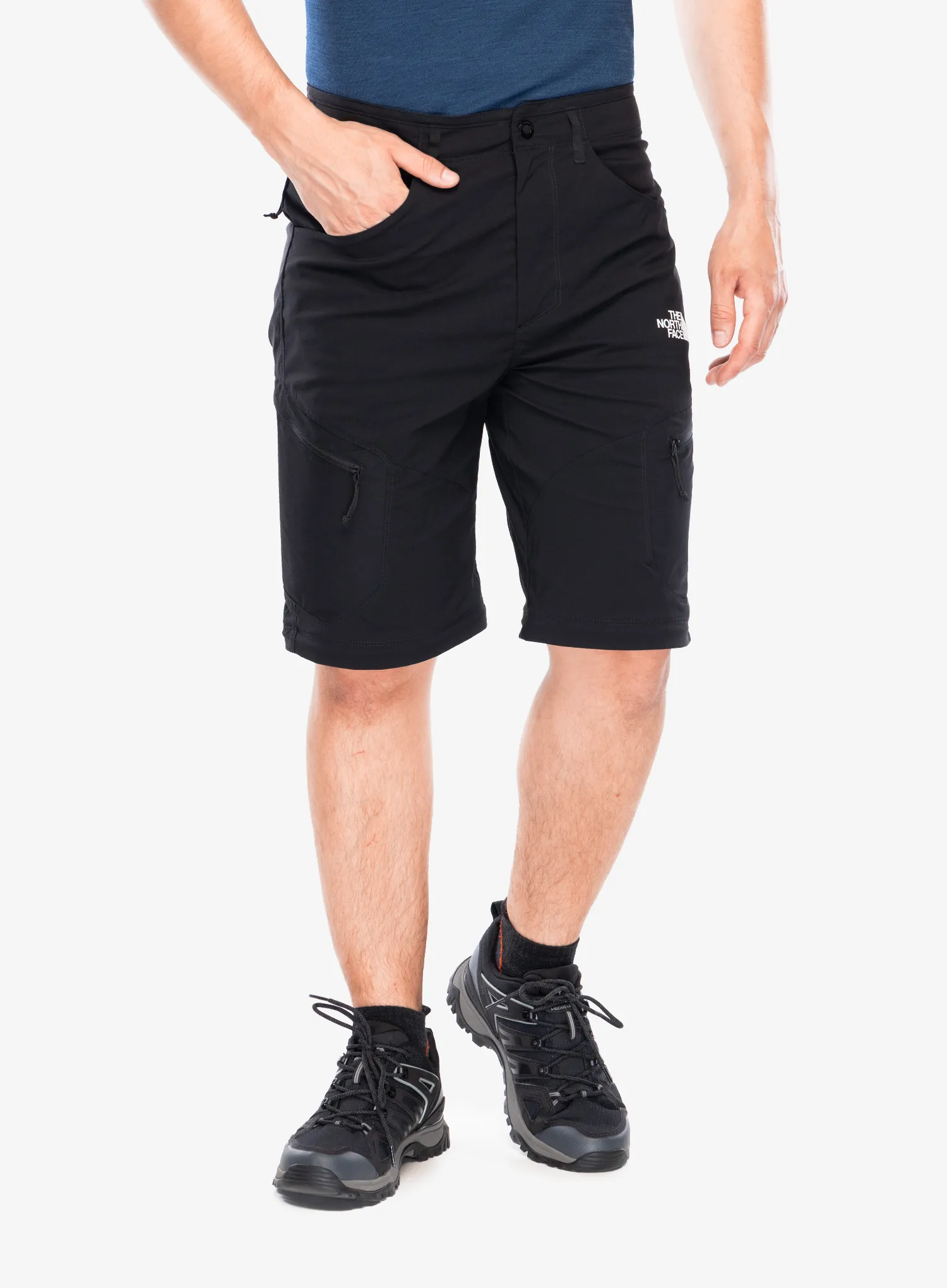 Pohodniške hlače The North Face Exploration Reg Tapered Convertible Pants - tnf black