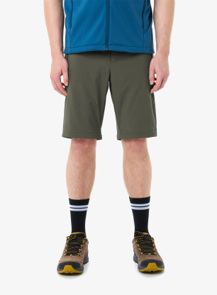Pohodniške hlače Vaude Farley Stretch ZO Pants II - khaki uni