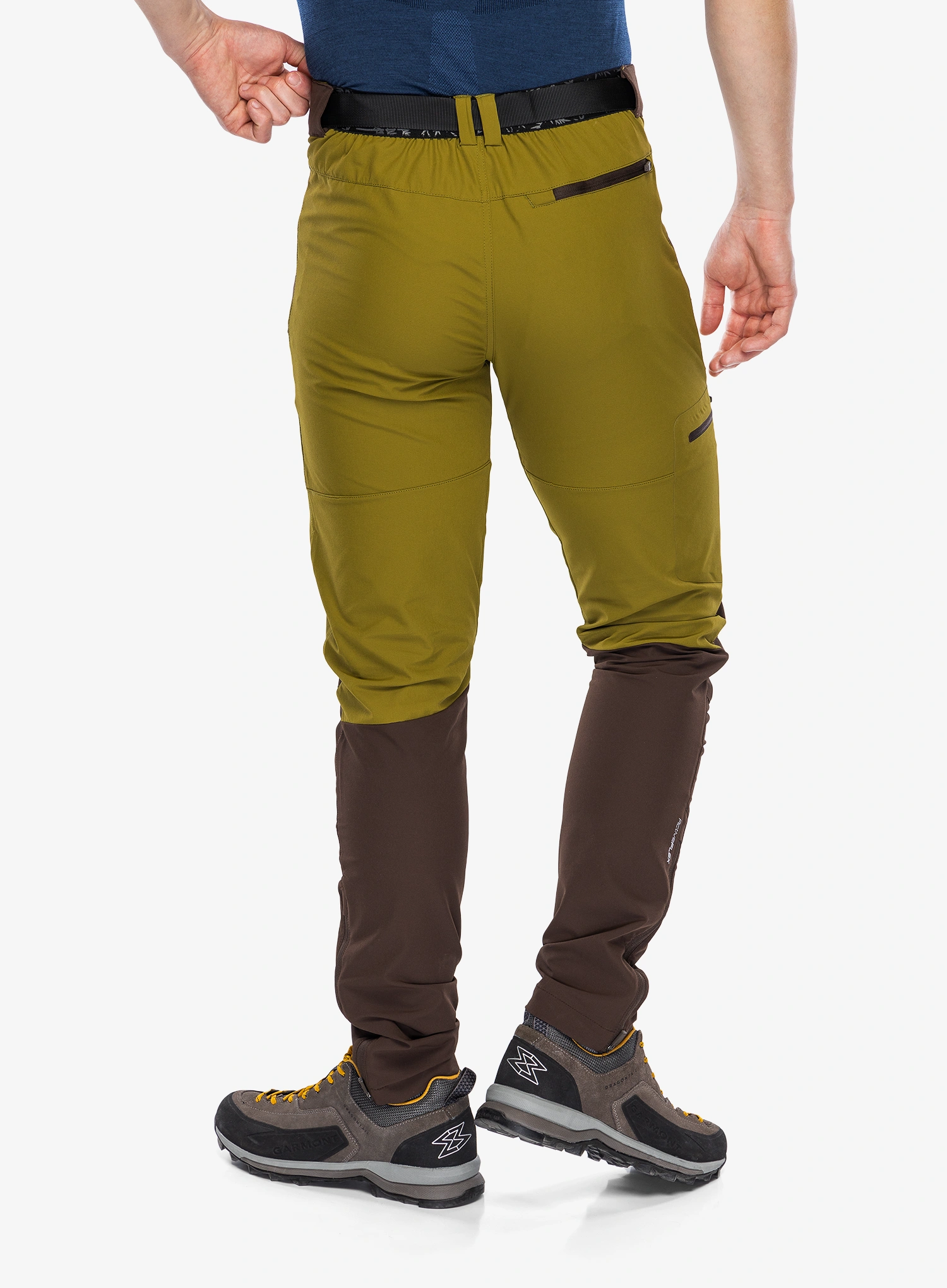 Pohodniške hlače Viking Sequoia Bamboo - olive/brown
