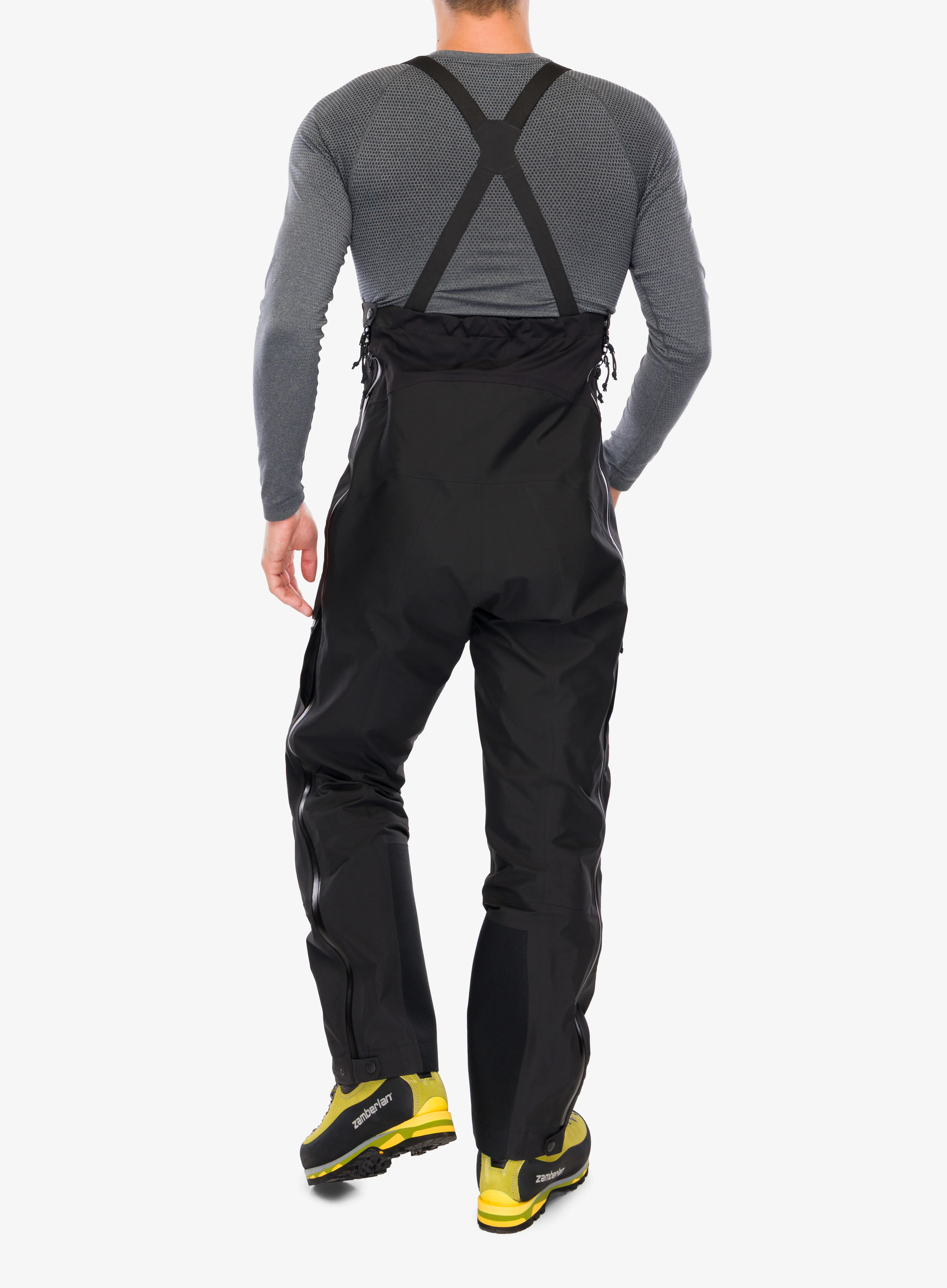 Pohodniške hlače Arcteryx Alpha SV Bib - black