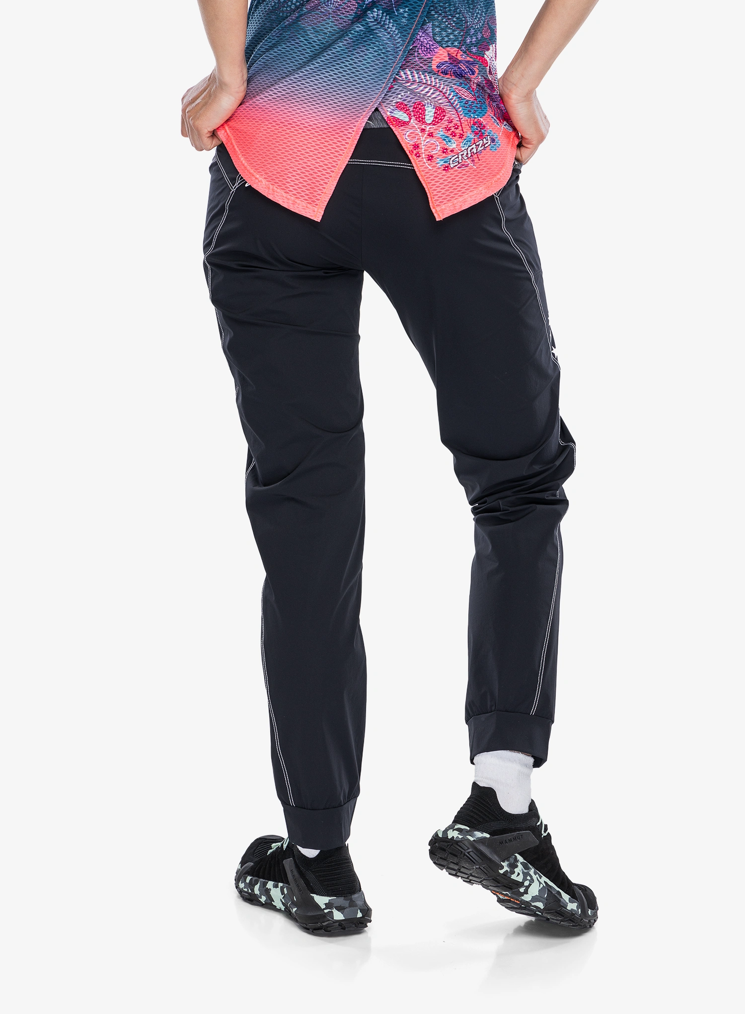 Ženske pohodniške hlače Crazy Pant Exit Light - black