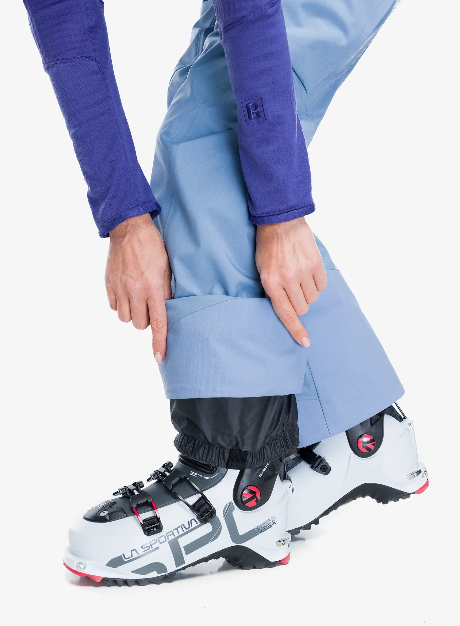 Ženske GORE-TEX hlače Patagonia PowSlayer Pants - barnacle blue