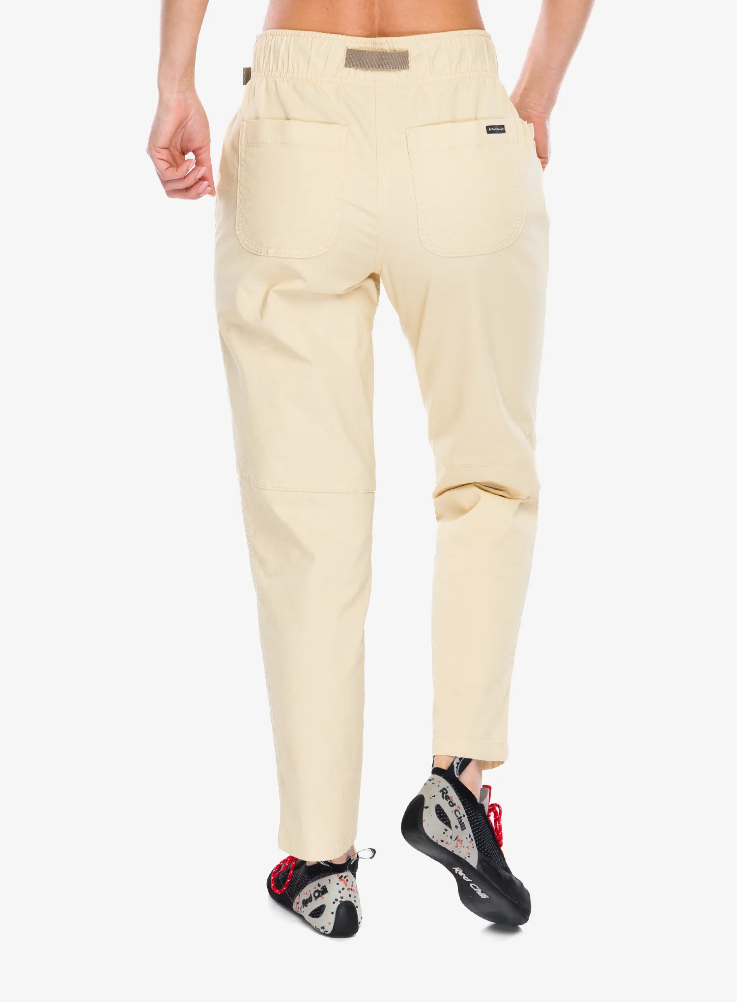 Ženske plezalne hlače Black Diamond Ethos Pants - white oak