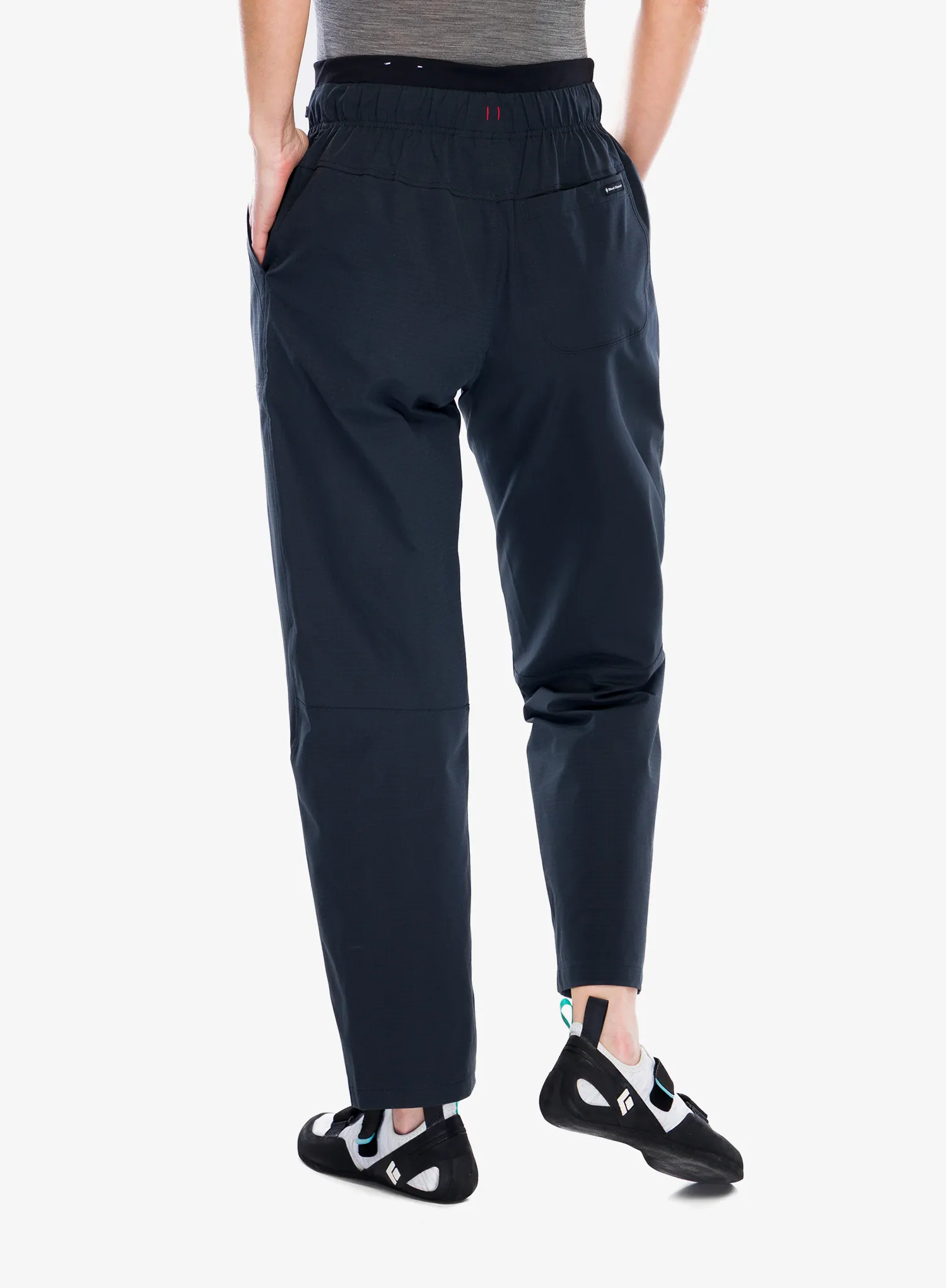 Ženske plezalne hlače Black Diamond Sequence Pants - black/black
