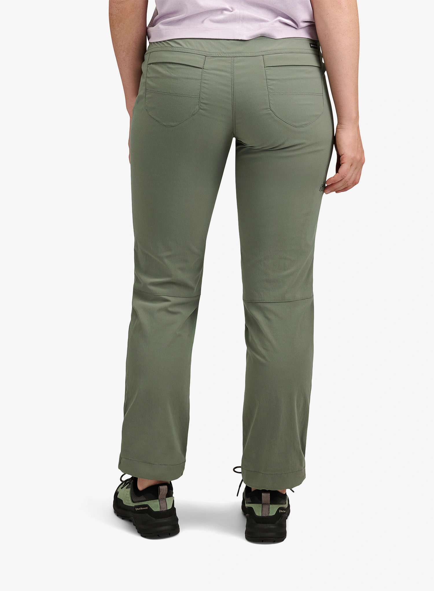 Ženske plezalne hlače Black Diamond Technician Pants - laurel green