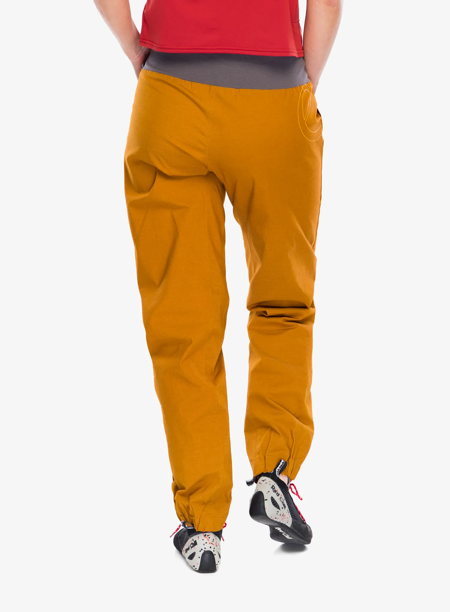 Ženske plezalne hlače Edelrid Sansara Pants III - aniseed