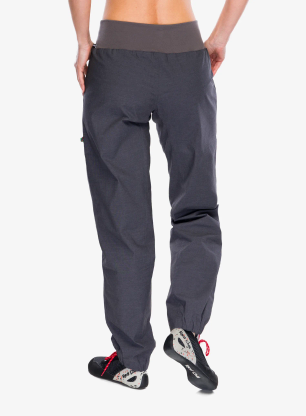 Ženske plezalne hlače Edelrid Sansara Pants III - asphalt