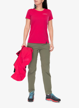Ženske plezalne hlače La Sportiva Helixir Pants - night sky/cypress
