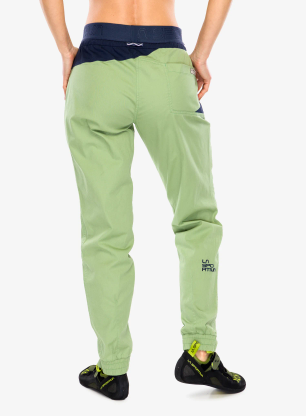 Ženske plezalne hlače La Sportiva Tundra Pant - aspen green/night sky