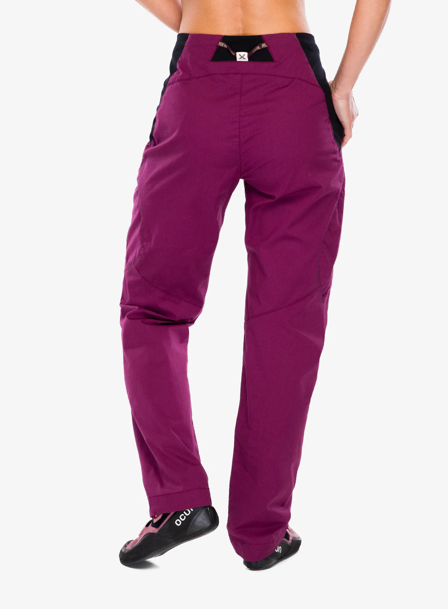 Ženske plezalne hlače Montura Guna Pants - faded wine red 