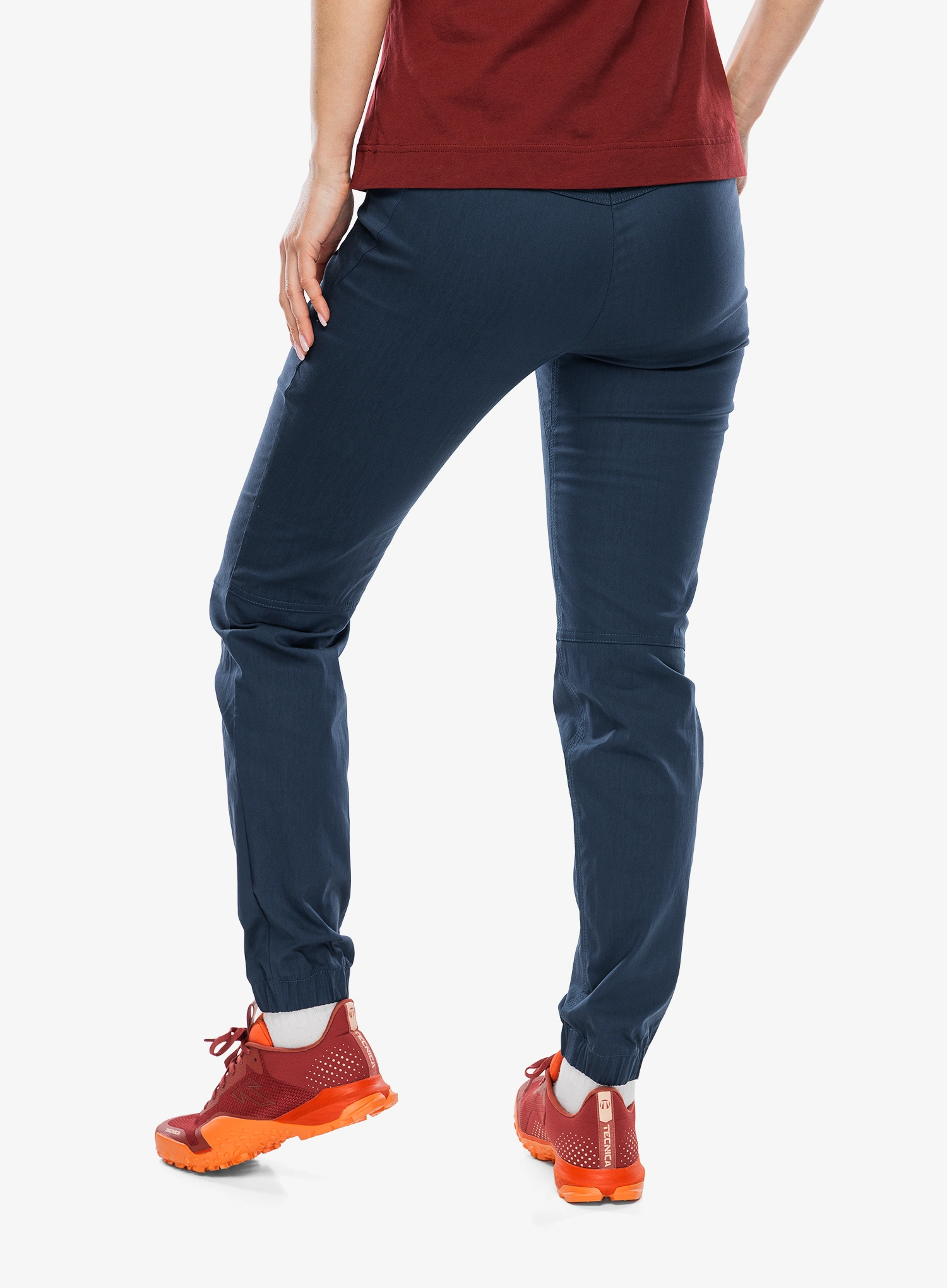 Ženske plezalne hlače Ortovox Affinity Pants - blue nunatak