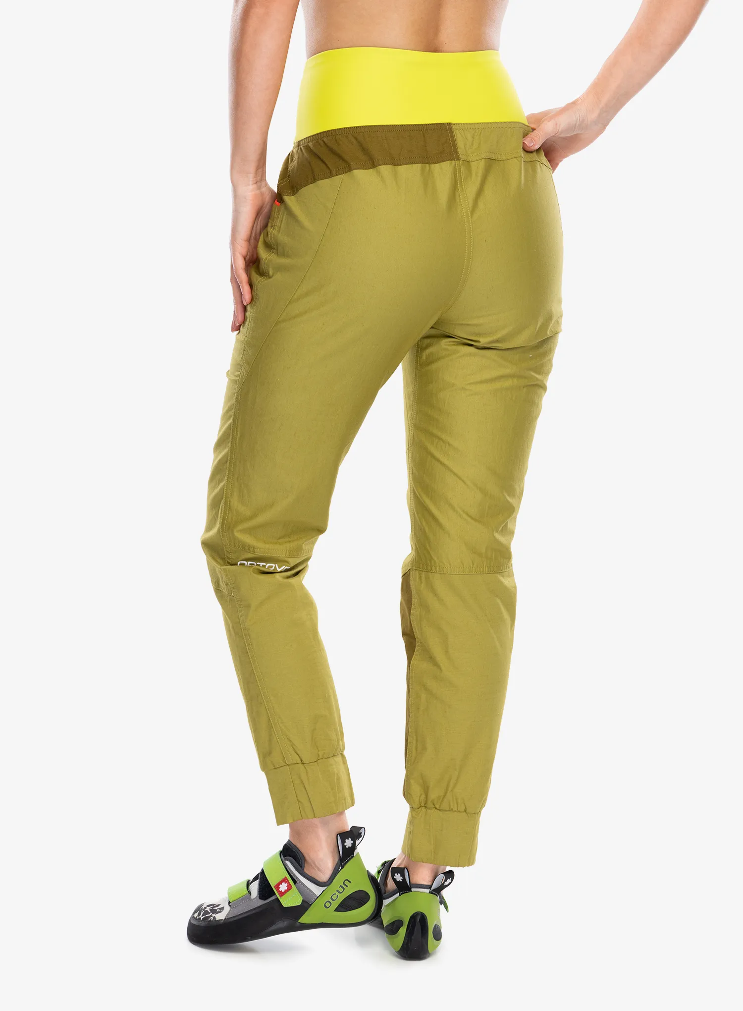 Ženske plezalne hlače Ortovox Valbon Pants - sweet alison