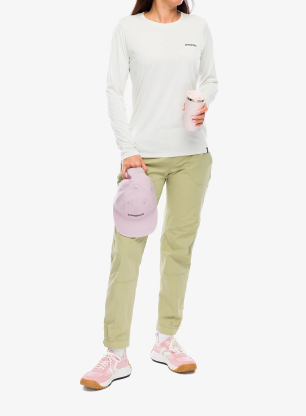 Ženske plezalne hlače Patagonia Caliza Rock Pants - gumtree green