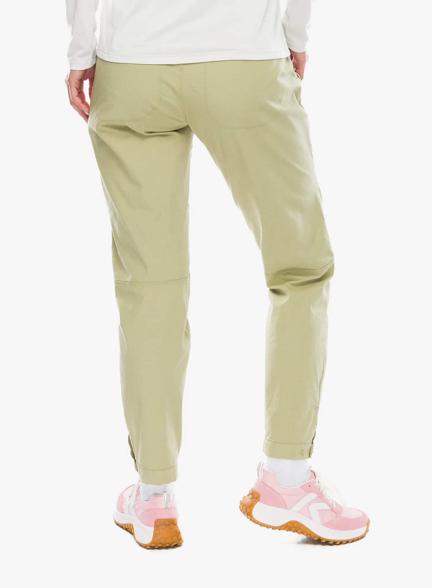 Ženske plezalne hlače Patagonia Caliza Rock Pants - gumtree green