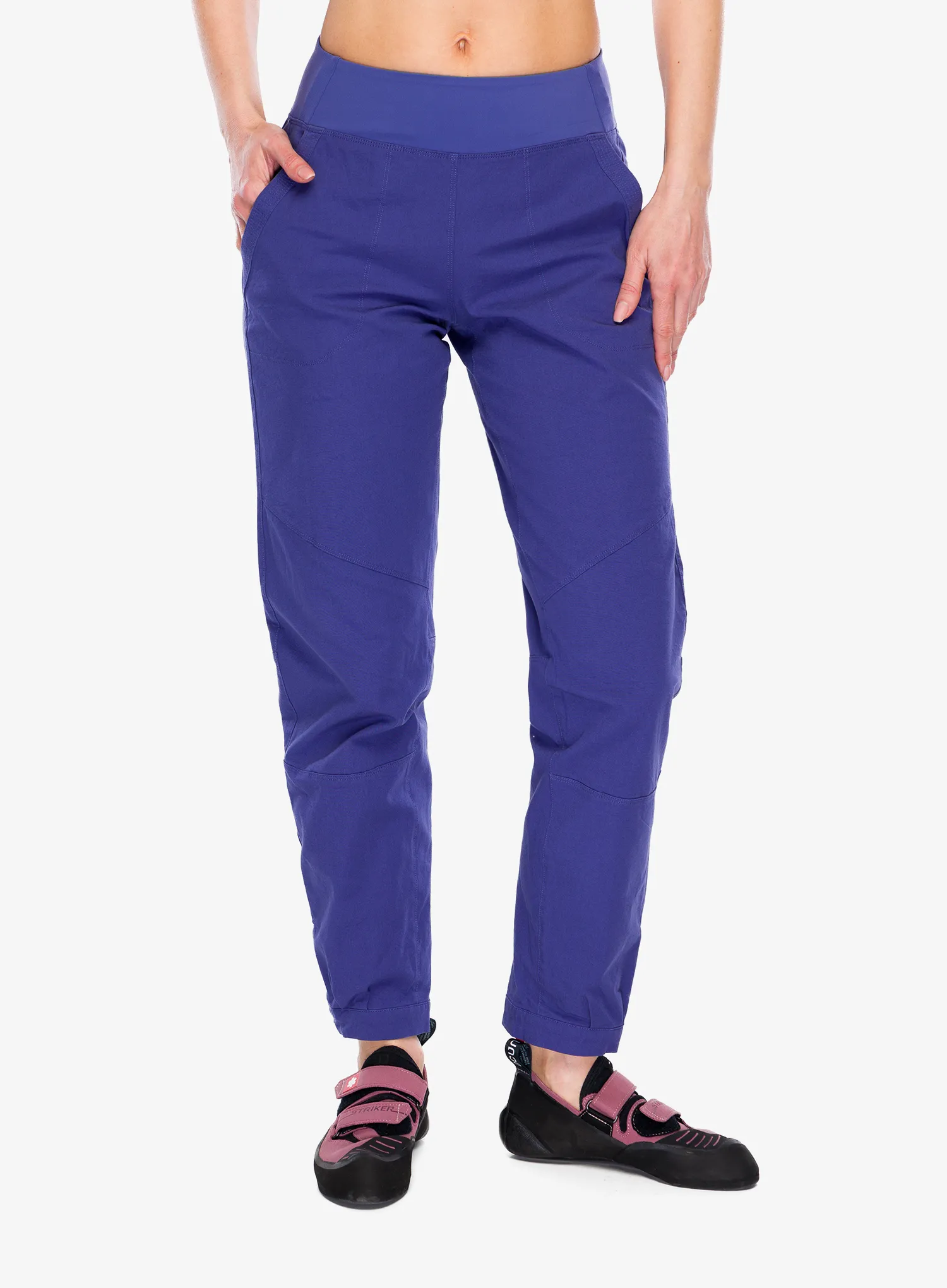 Ženske plezalne hlače Patagonia Caliza Rock Pants - solstice purple
