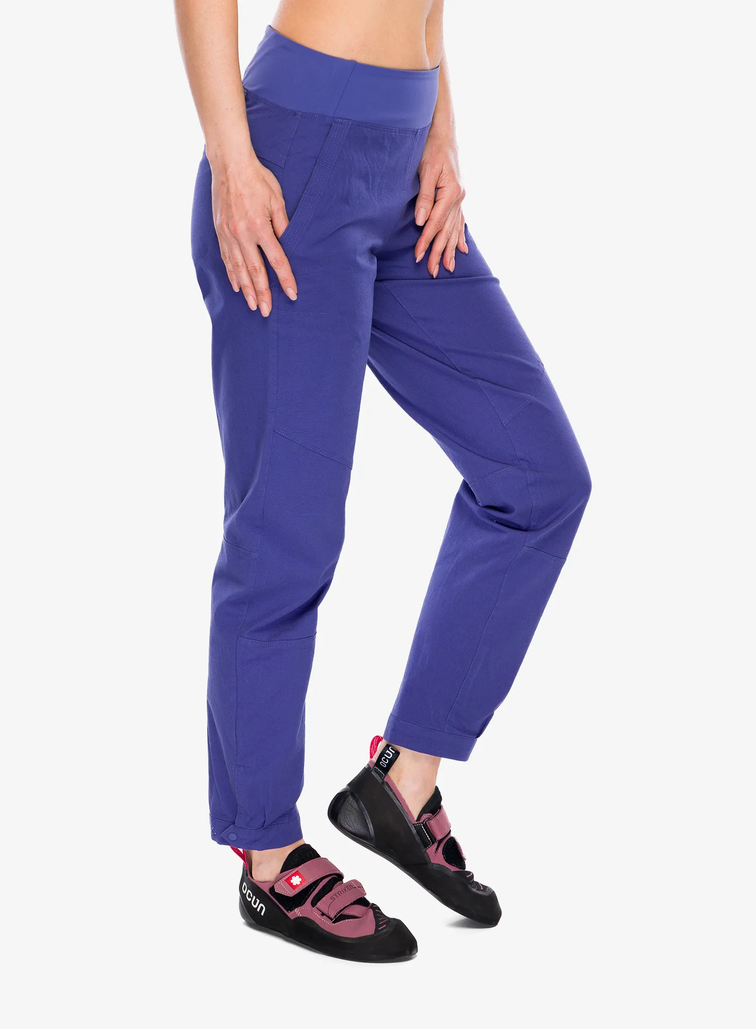 Ženske plezalne hlače Patagonia Caliza Rock Pants - solstice purple