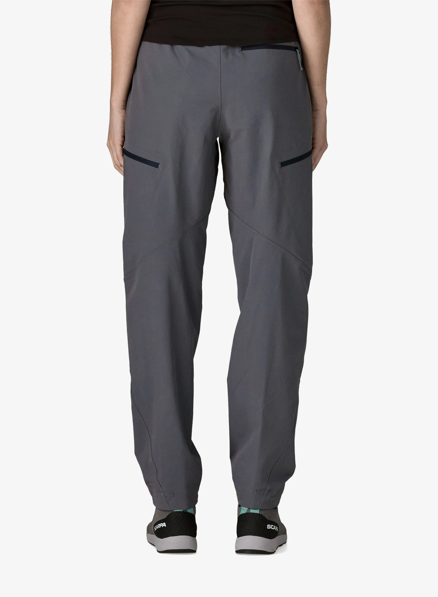 Ženske plezalne hlače Patagonia Free Wall Pants - smolder blue