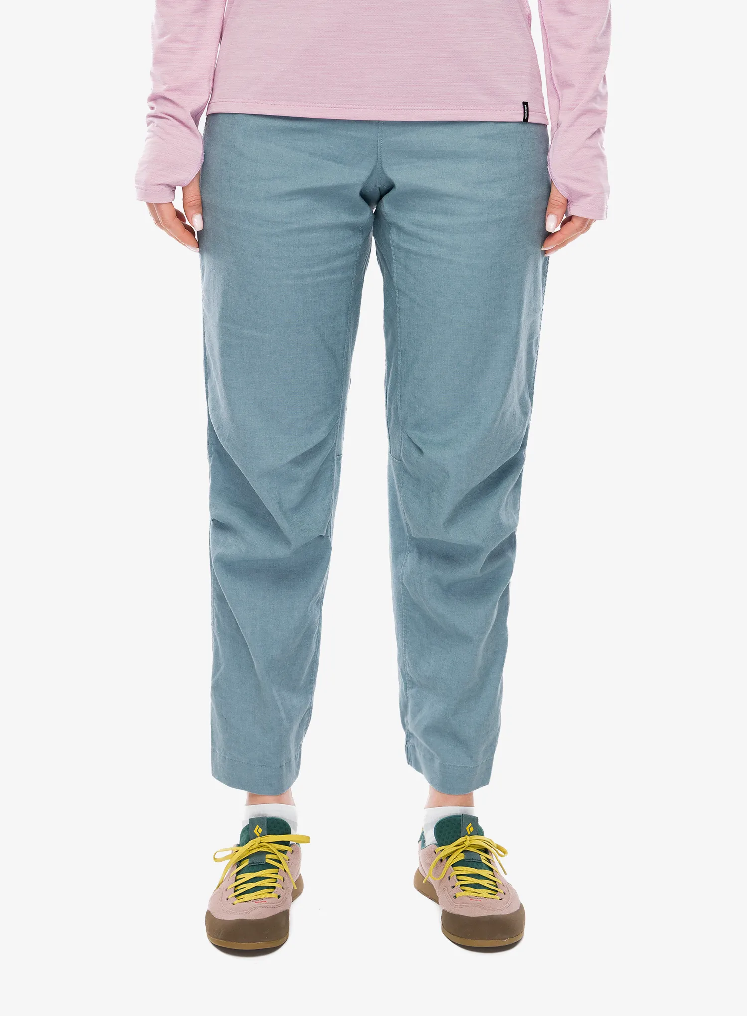 Ženske plezalne hlače Patagonia Hampi Rock Pants - blue sage