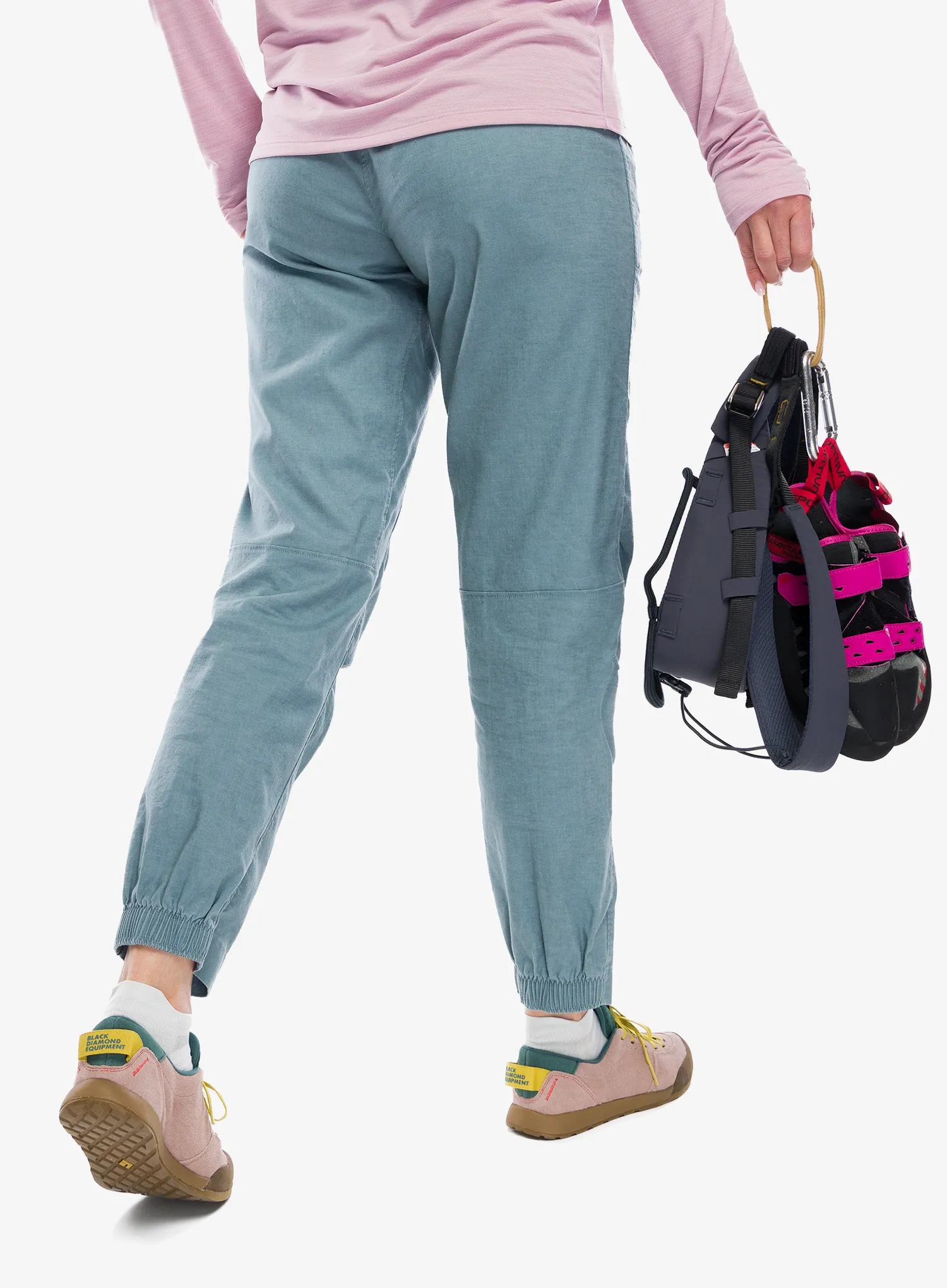 Ženske plezalne hlače Patagonia Hampi Rock Pants - blue sage