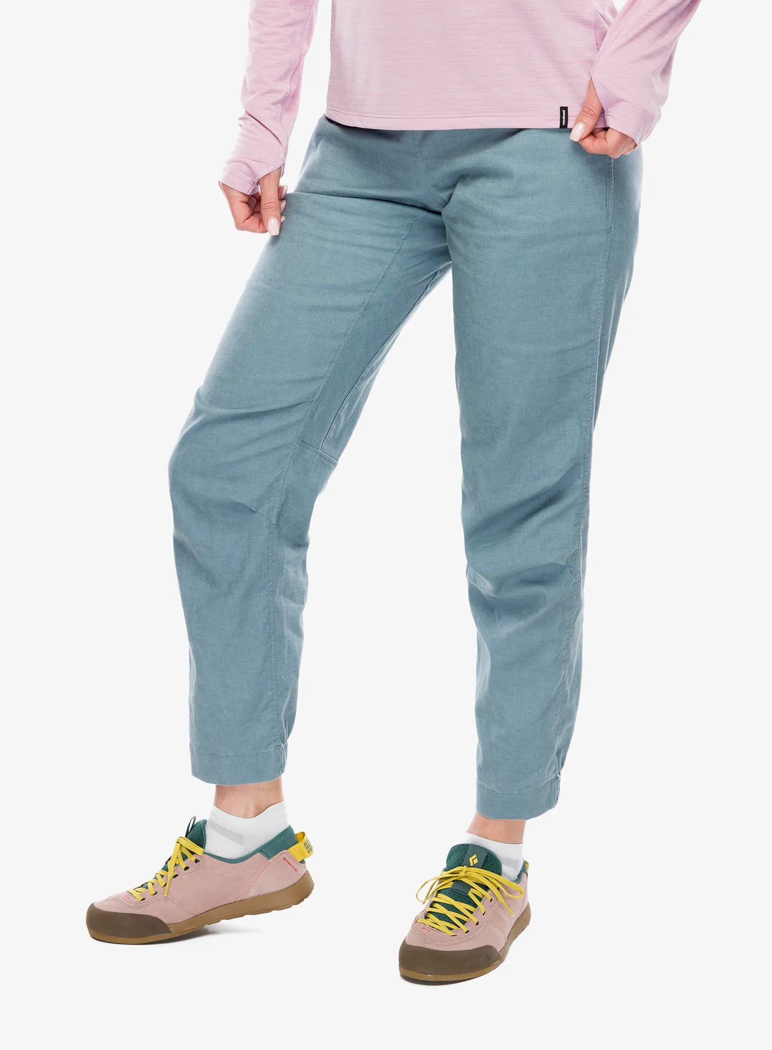 Ženske plezalne hlače Patagonia Hampi Rock Pants - blue sage