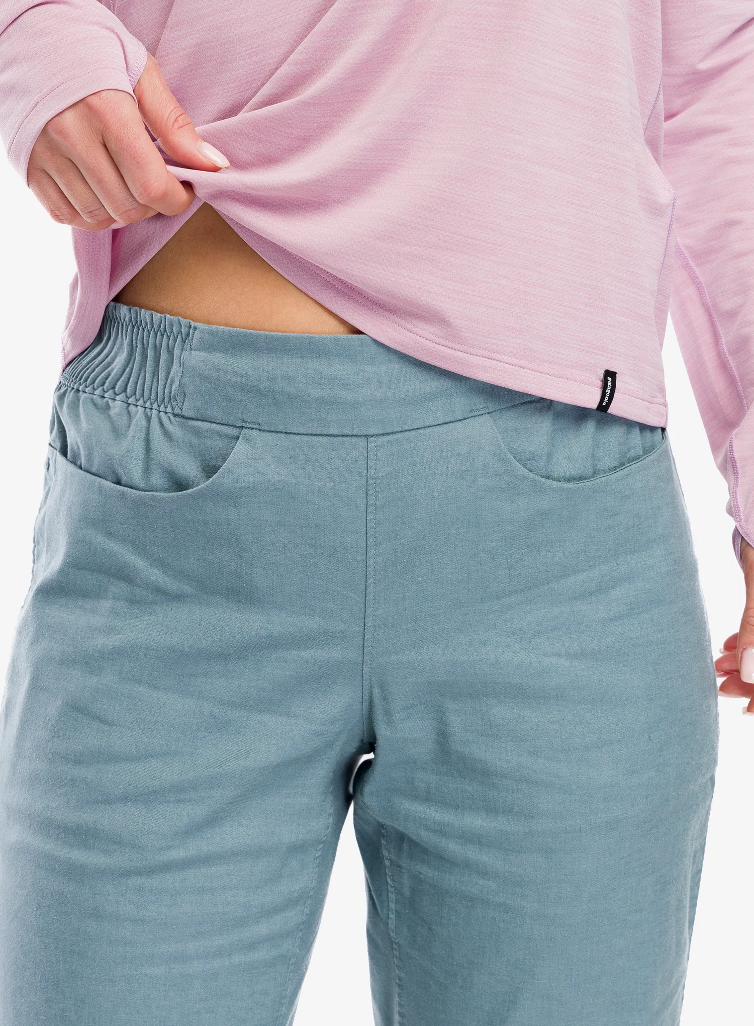 Ženske plezalne hlače Patagonia Hampi Rock Pants - blue sage