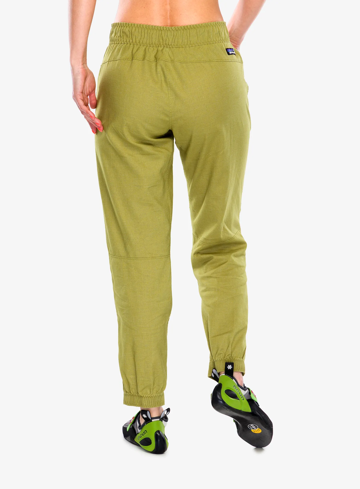 Ženske plezalne hlače Patagonia Hampi Rock Pants - graze green