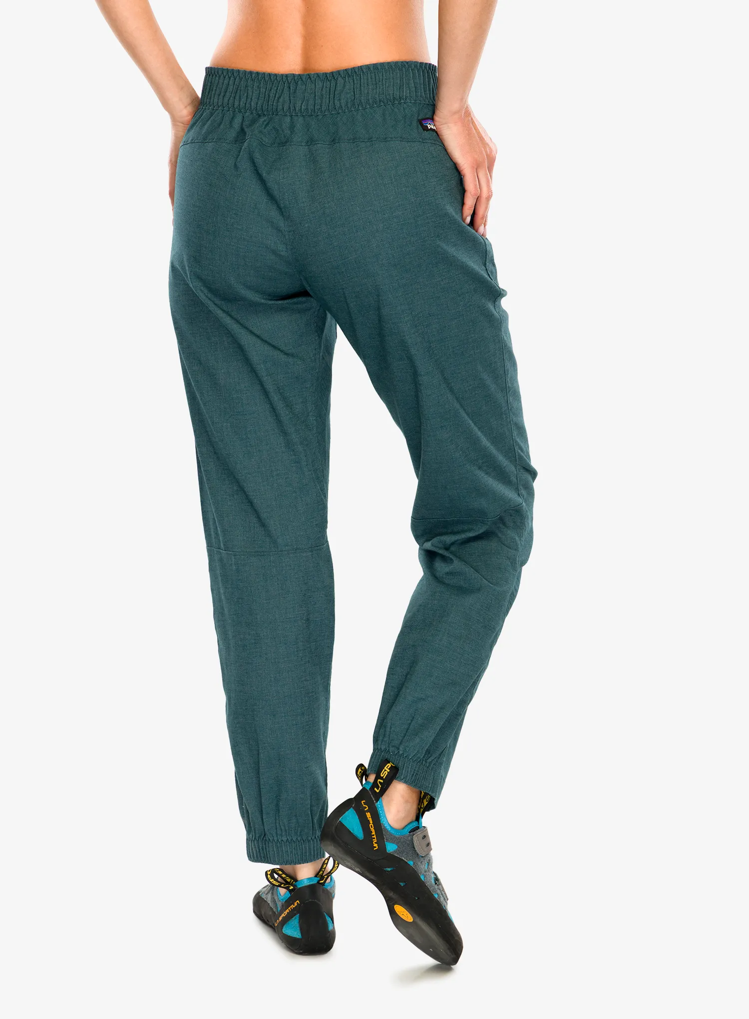 Ženske plezalne hlače Patagonia Hampi Rock Pants - tidal teal/teal