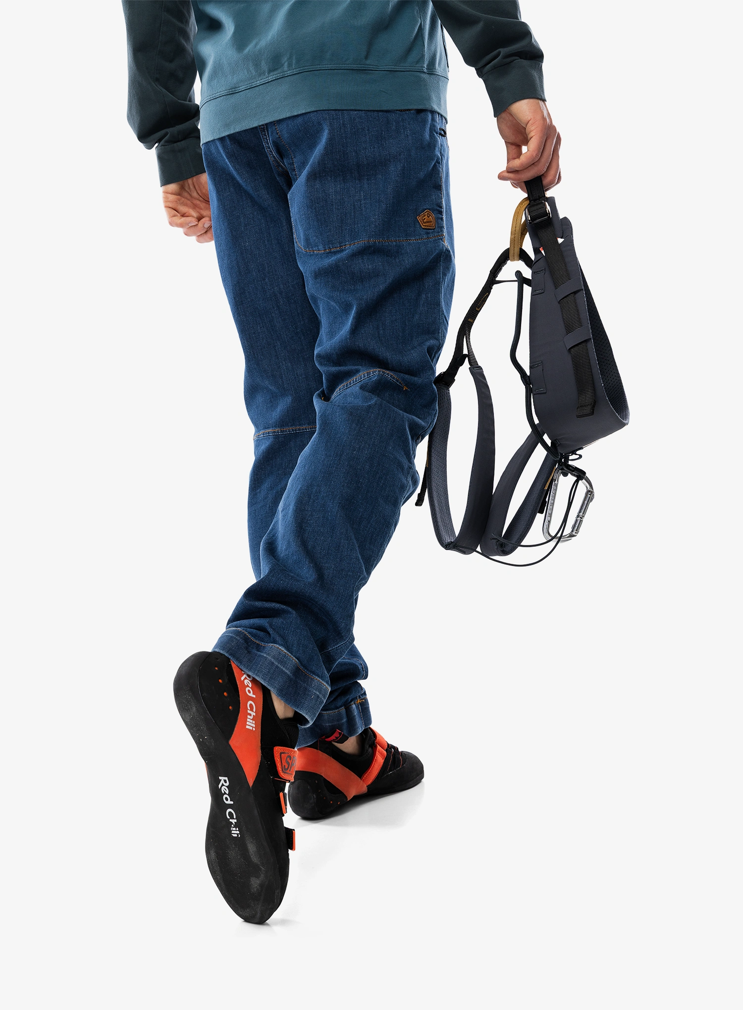Plezalne hlače E9 Rondo Denim - blue