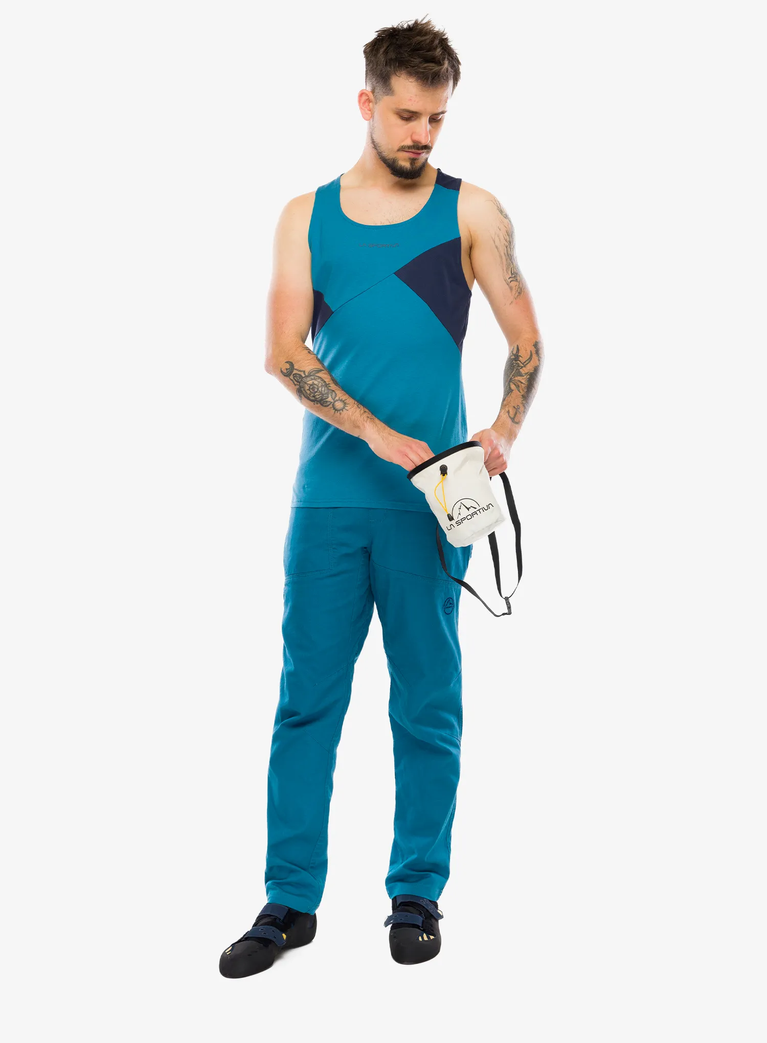 Plezalne hlače La Sportiva Bolt Pant - lake/night sky