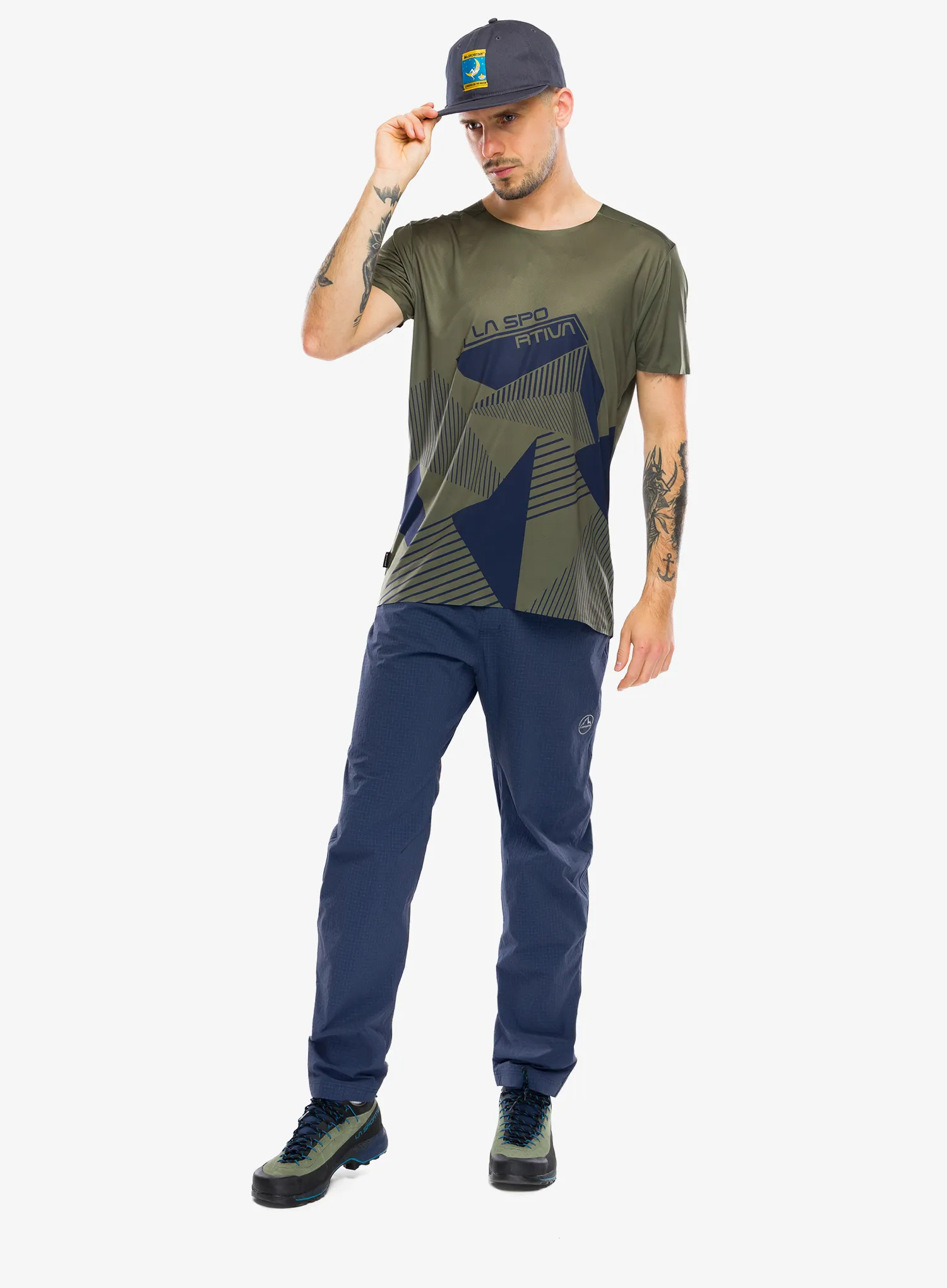 Plezalne hlače La Sportiva Helixir Pants - night sky/chalk