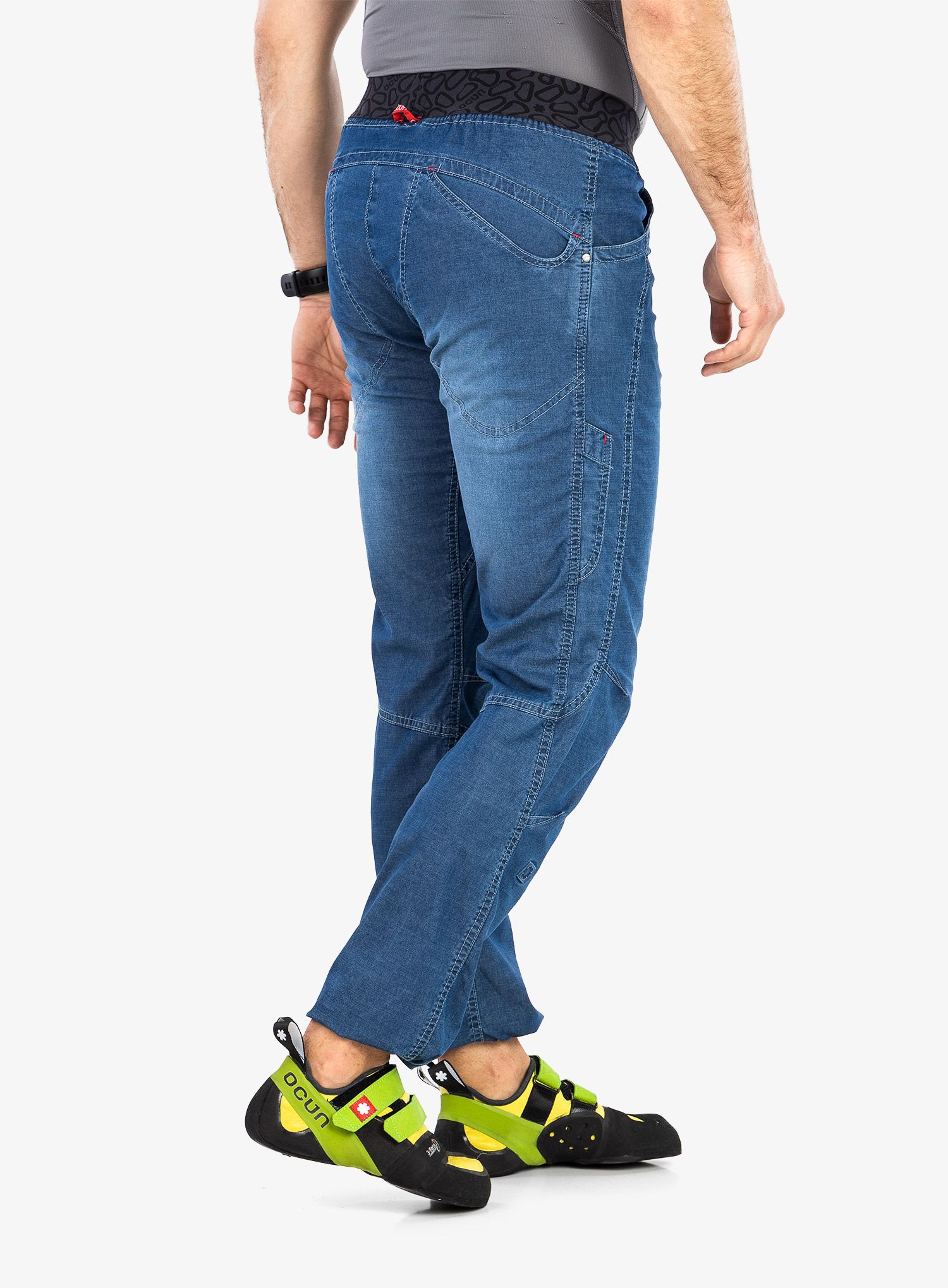 Plezalne hlače Ocun Mania Jeans - dark blue