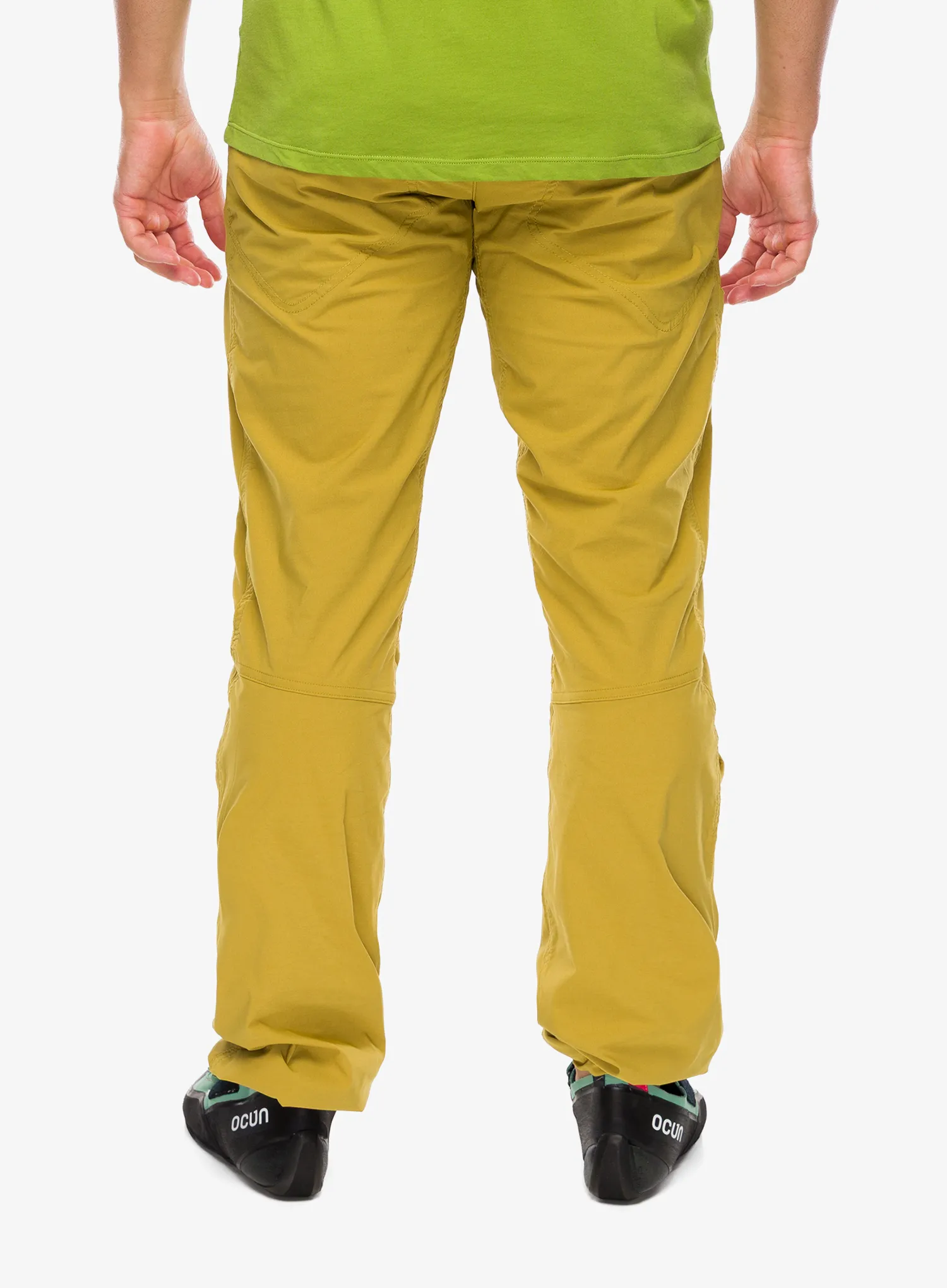 Plezalne hlače Ocun Mania Pants - yellow dried tobacco