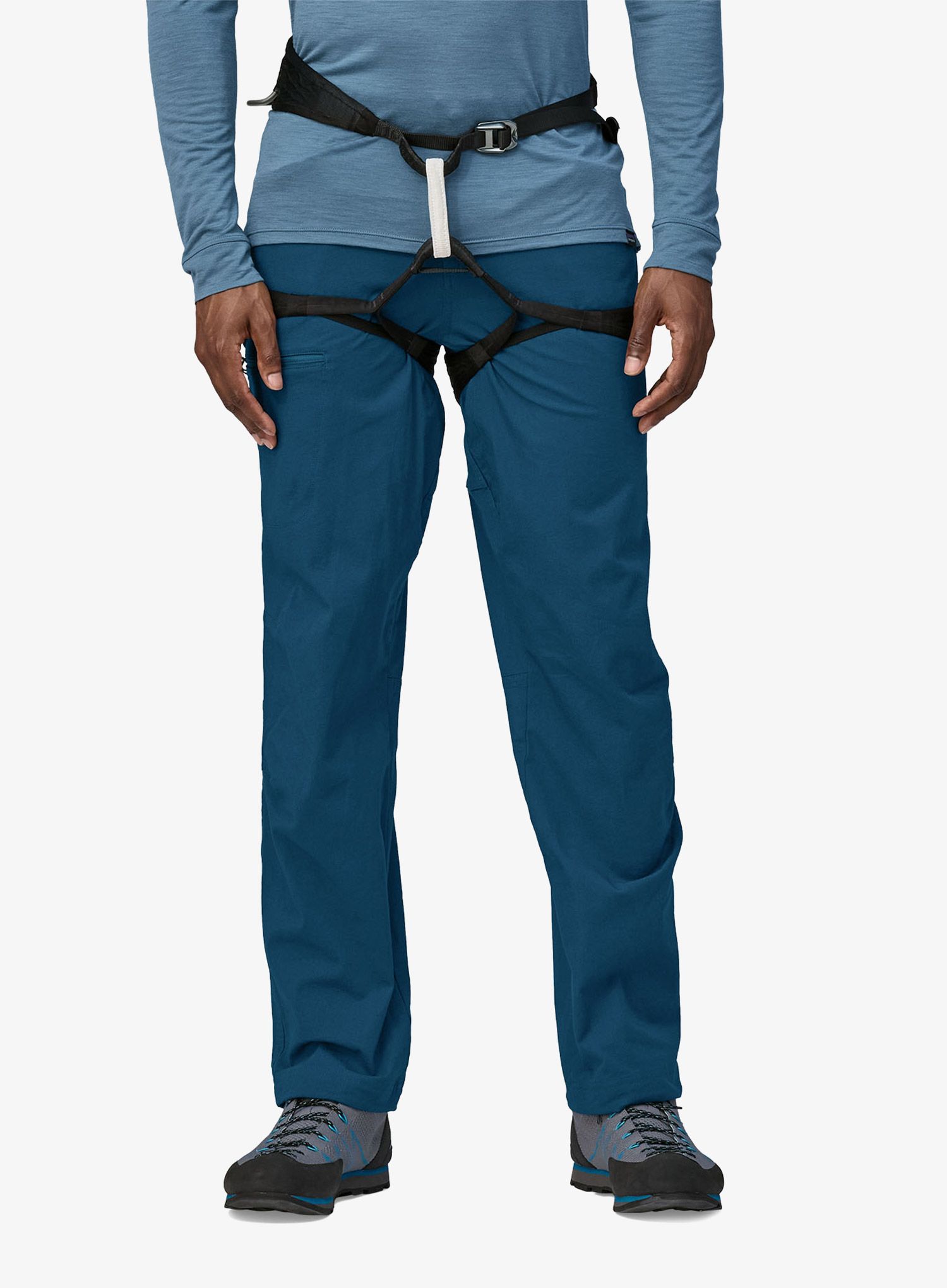 Plezalne hlače Patagonia Venga Rock Pants - lagom blue