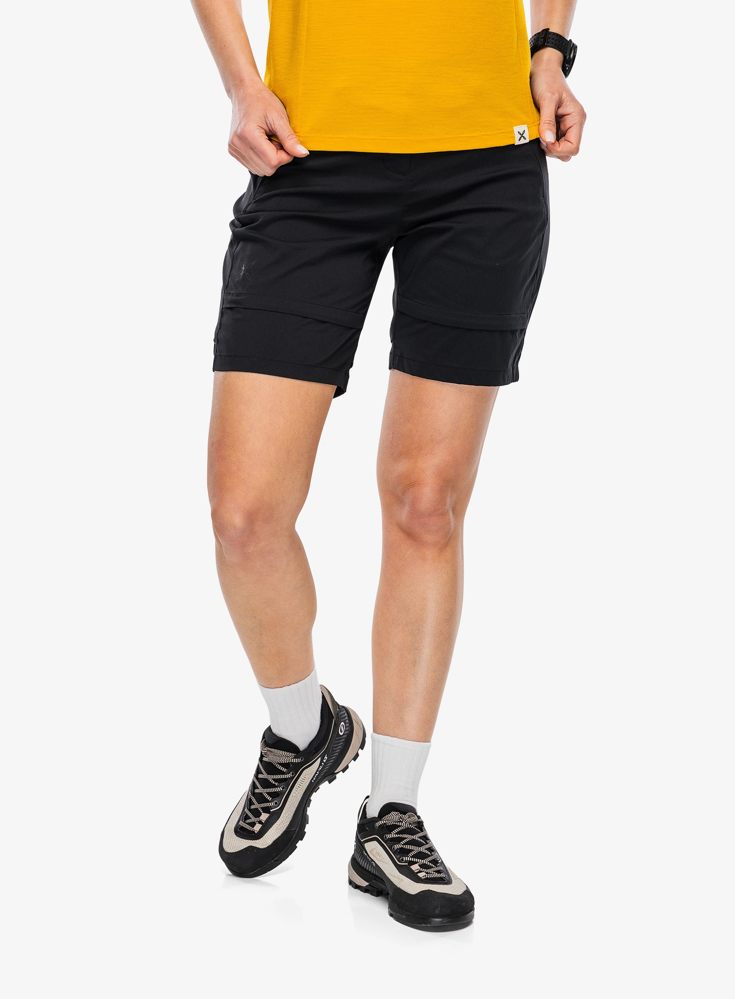Ženske hlače z odstranljivimi hlačnicami Montura Route Zip Off Pants - black