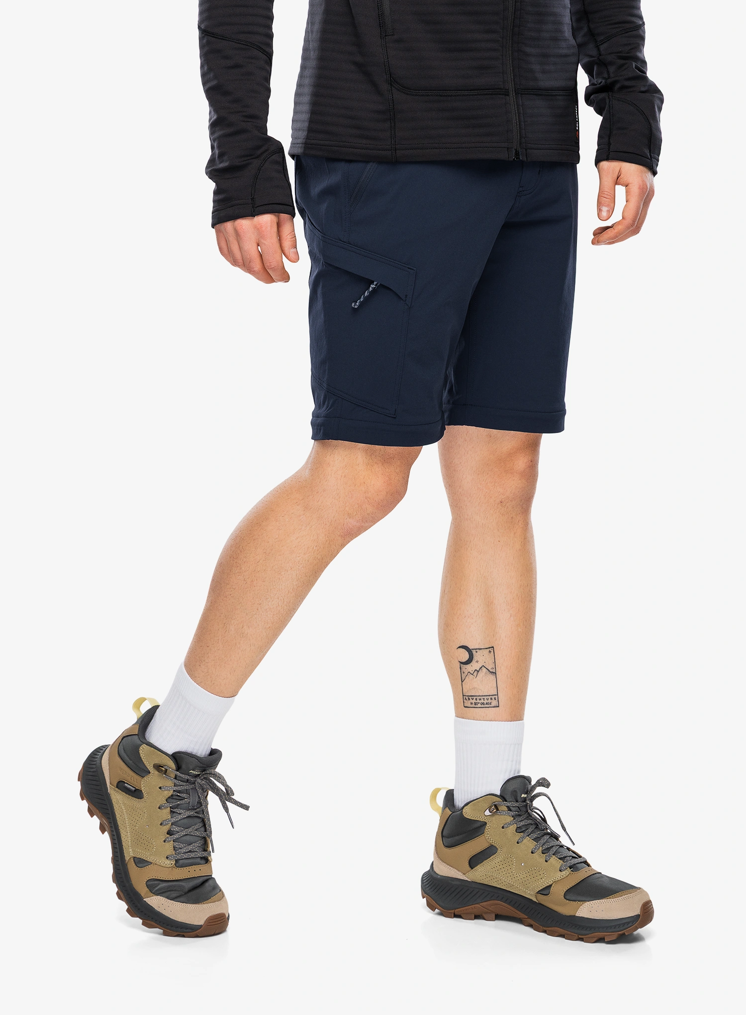 Hlače z odstranljivimi hlačnicami Mammut Runbold IV Zip Off Pants - marine