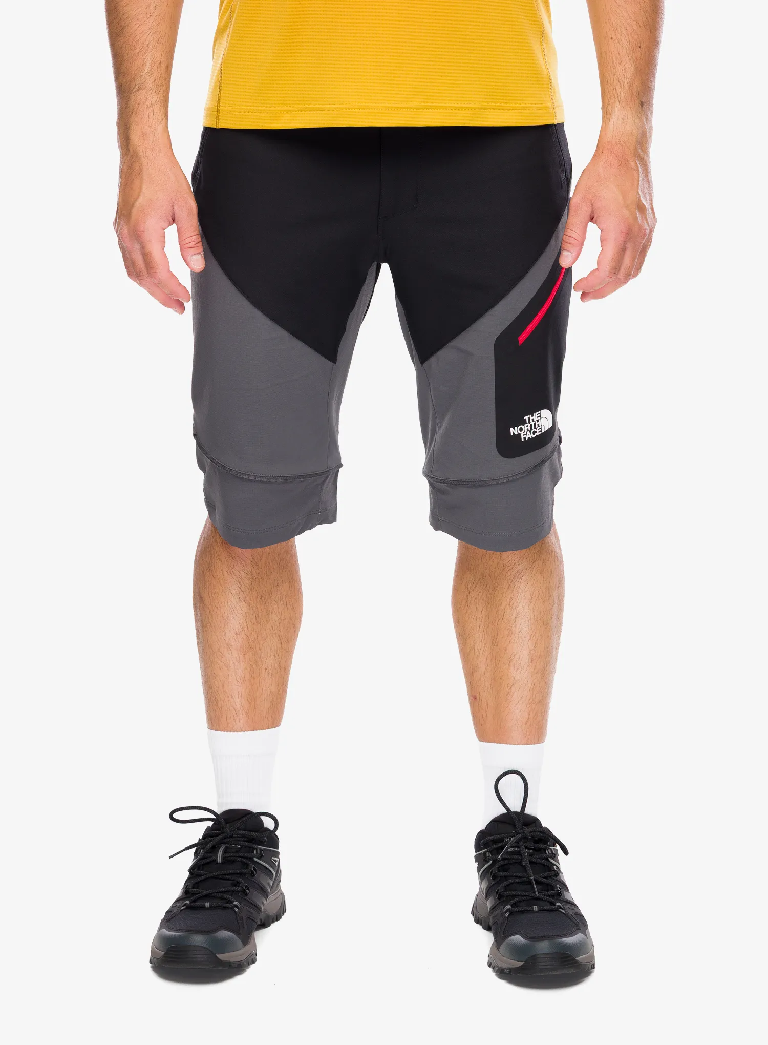 Hlače z odstranljivimi hlačnicami The North Face Stolemberg Convertible Slim Tapered Pant - anthracite grey/tnf black