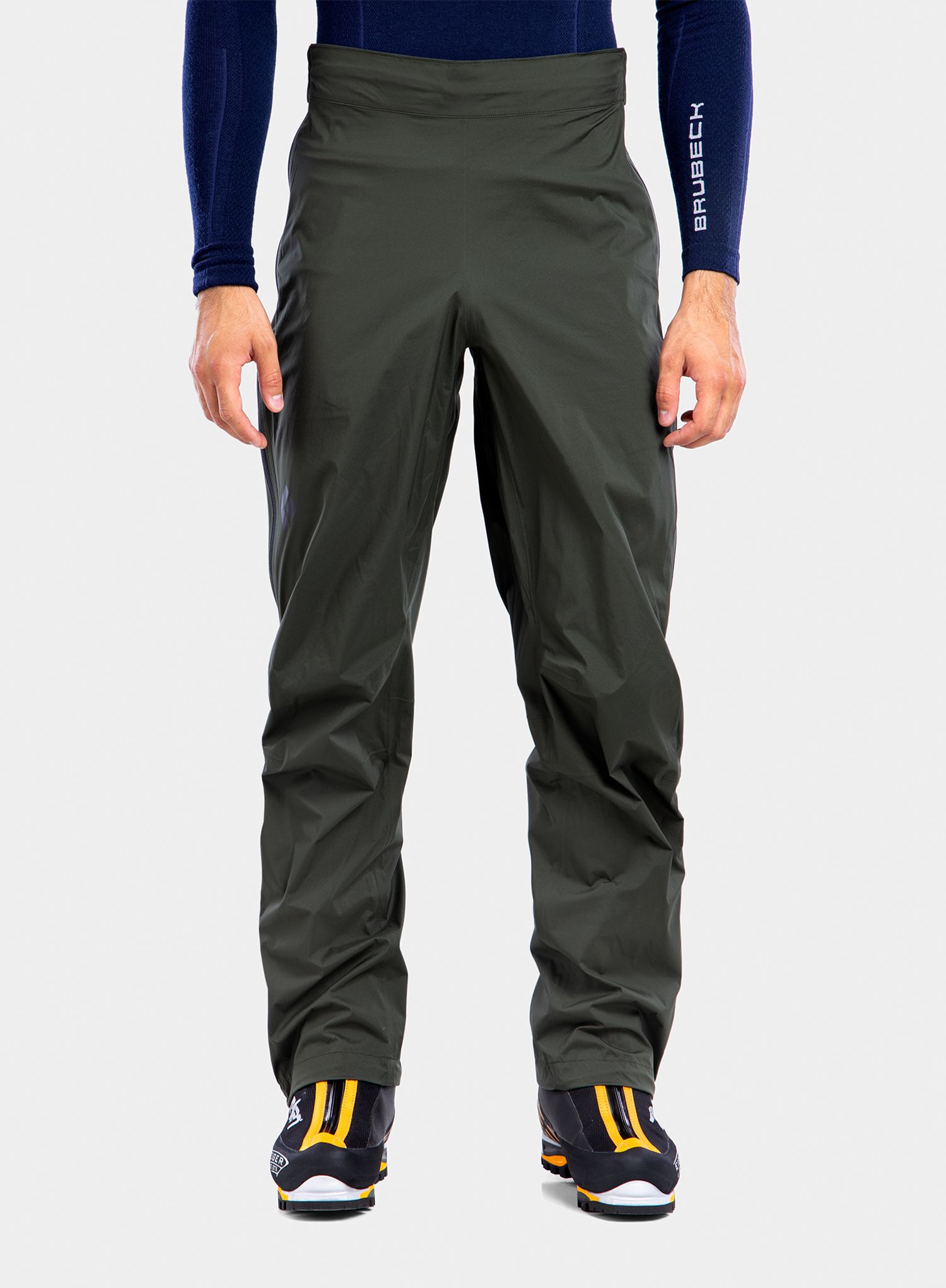 Hlače Black Diamond StormLine Stretch Full Zip Rain Pants - cypress