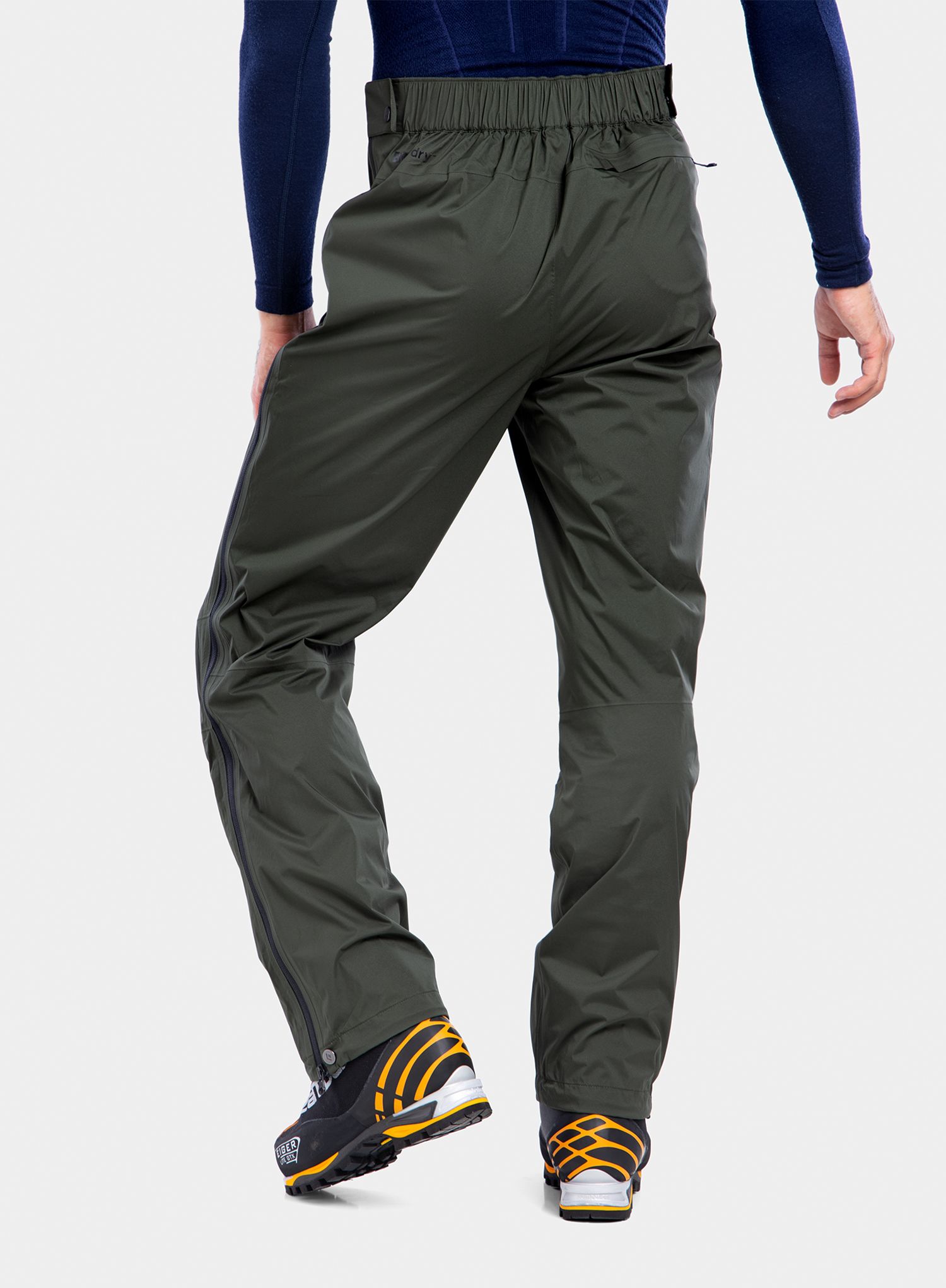 Hlače Black Diamond StormLine Stretch Full Zip Rain Pants - cypress