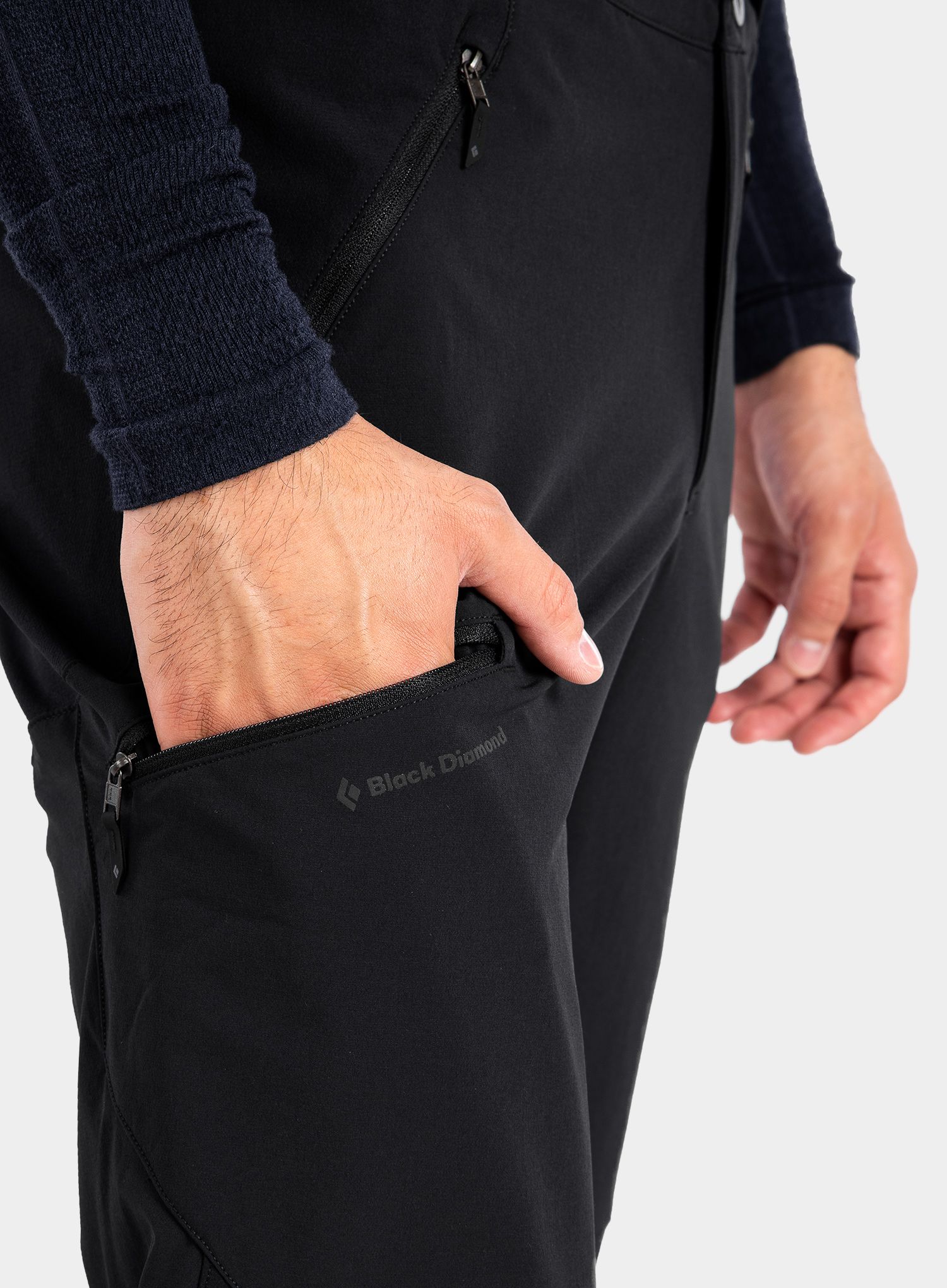 Softshell hlače Black Diamond Swift Pants - black