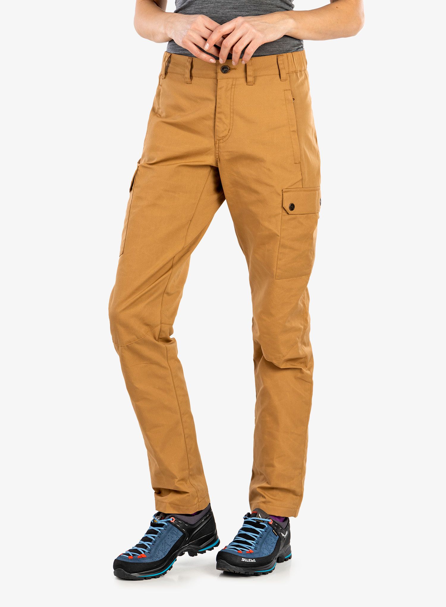 Ženske hlače Fjallraven Stina Trousers - buckwheat brown