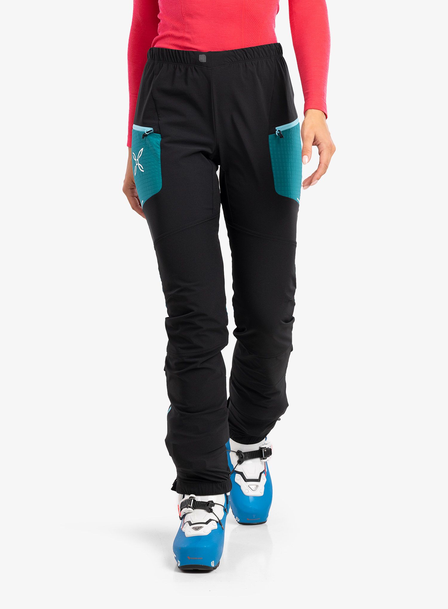 Ženske hlače Montura Ski Style Pants - black/baltic
