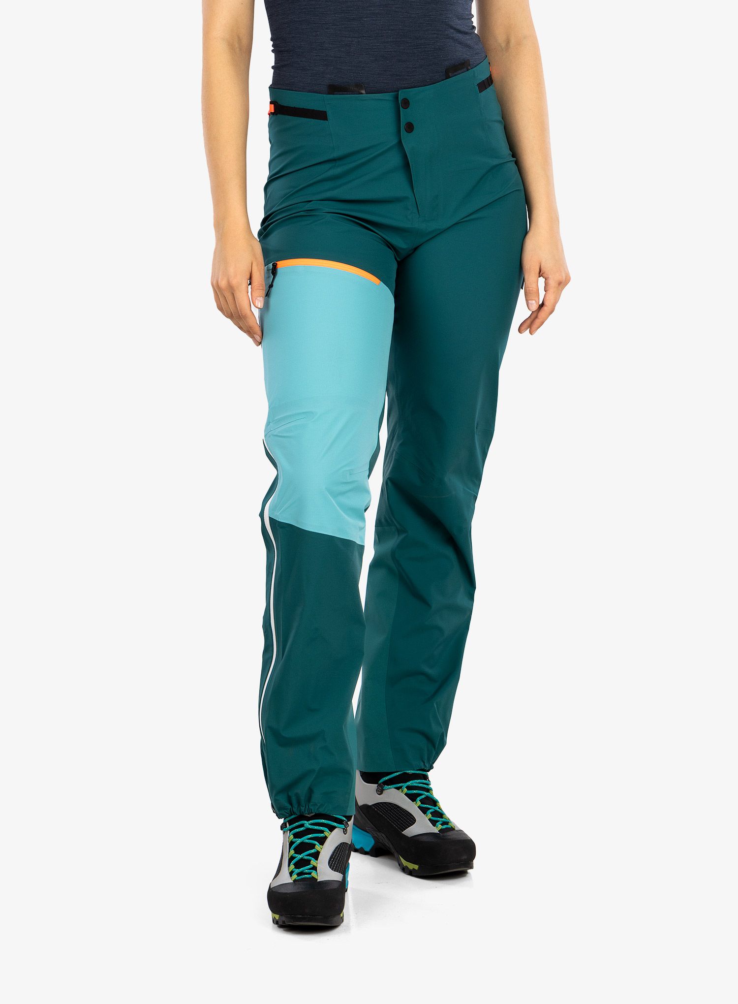 Ženske hlače Ortovox Westalpen 3L Light Pants - pacific green