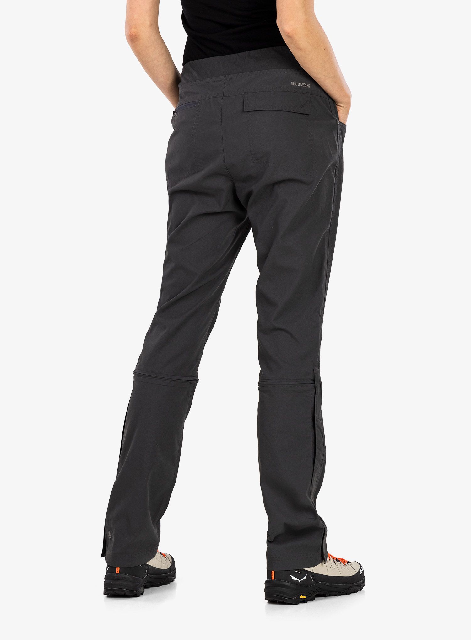 Ženske hlače Royal Robbins Bug Barrier Jammer Zip'N'Go Pant - asphalt
