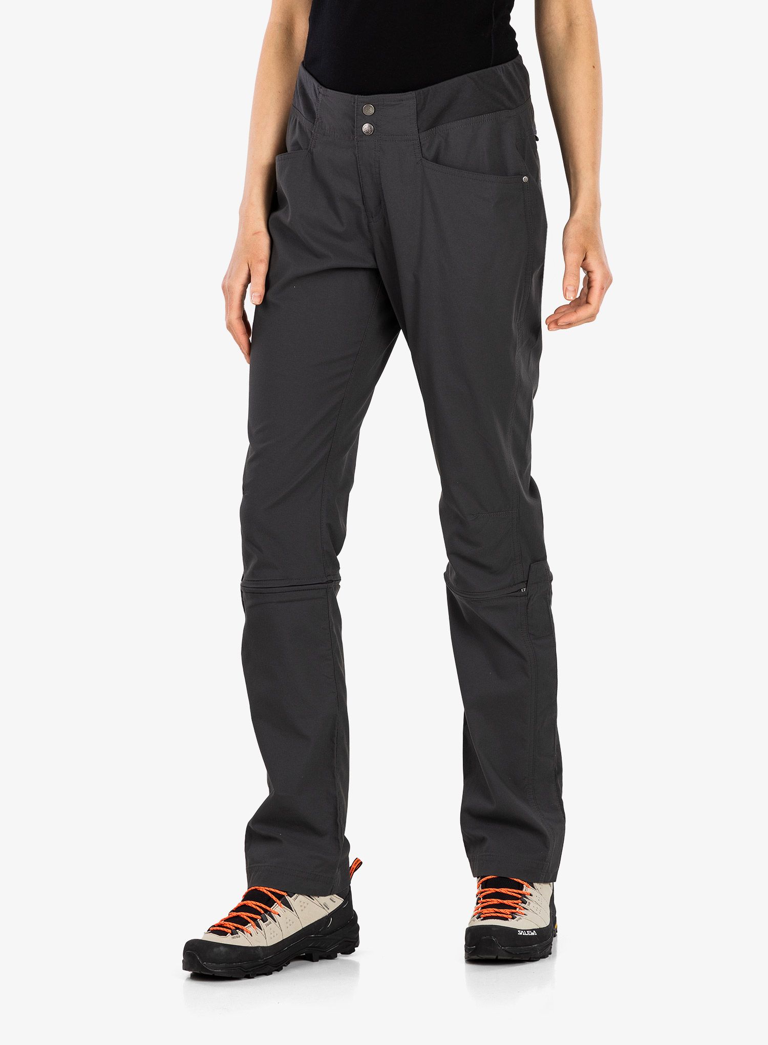 Ženske hlače Royal Robbins Bug Barrier Jammer Zip'N'Go Pant - asphalt