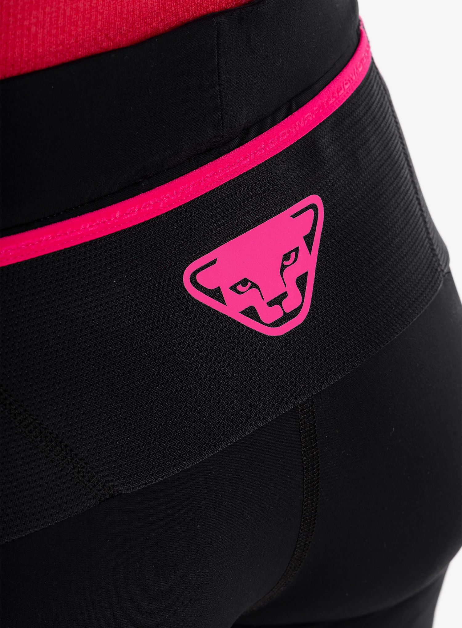 Ženske tekaške hlače Dynafit Alpine Warm Pants - black out/pink glo