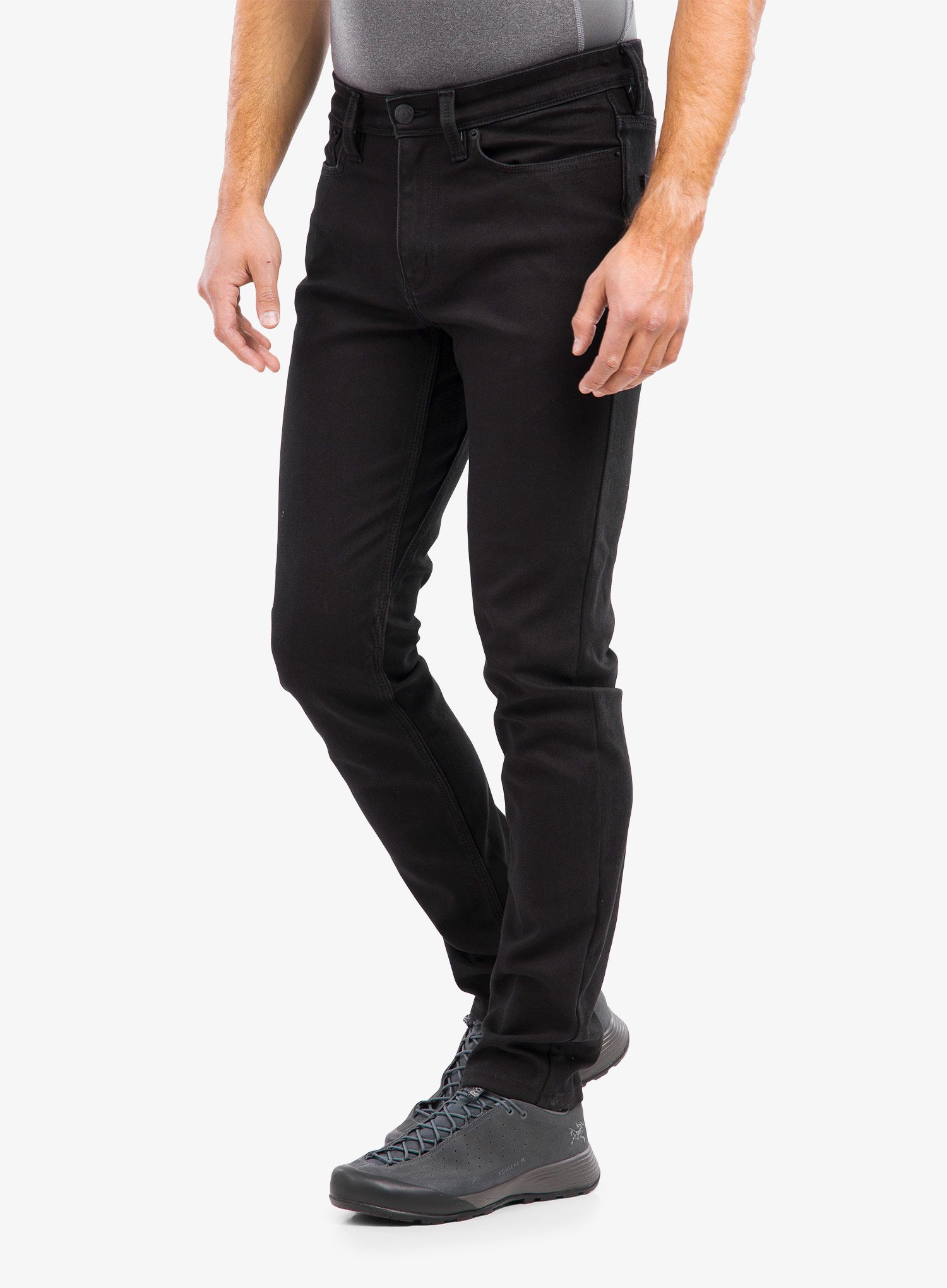 Hlače Duer All Weather Denim - black