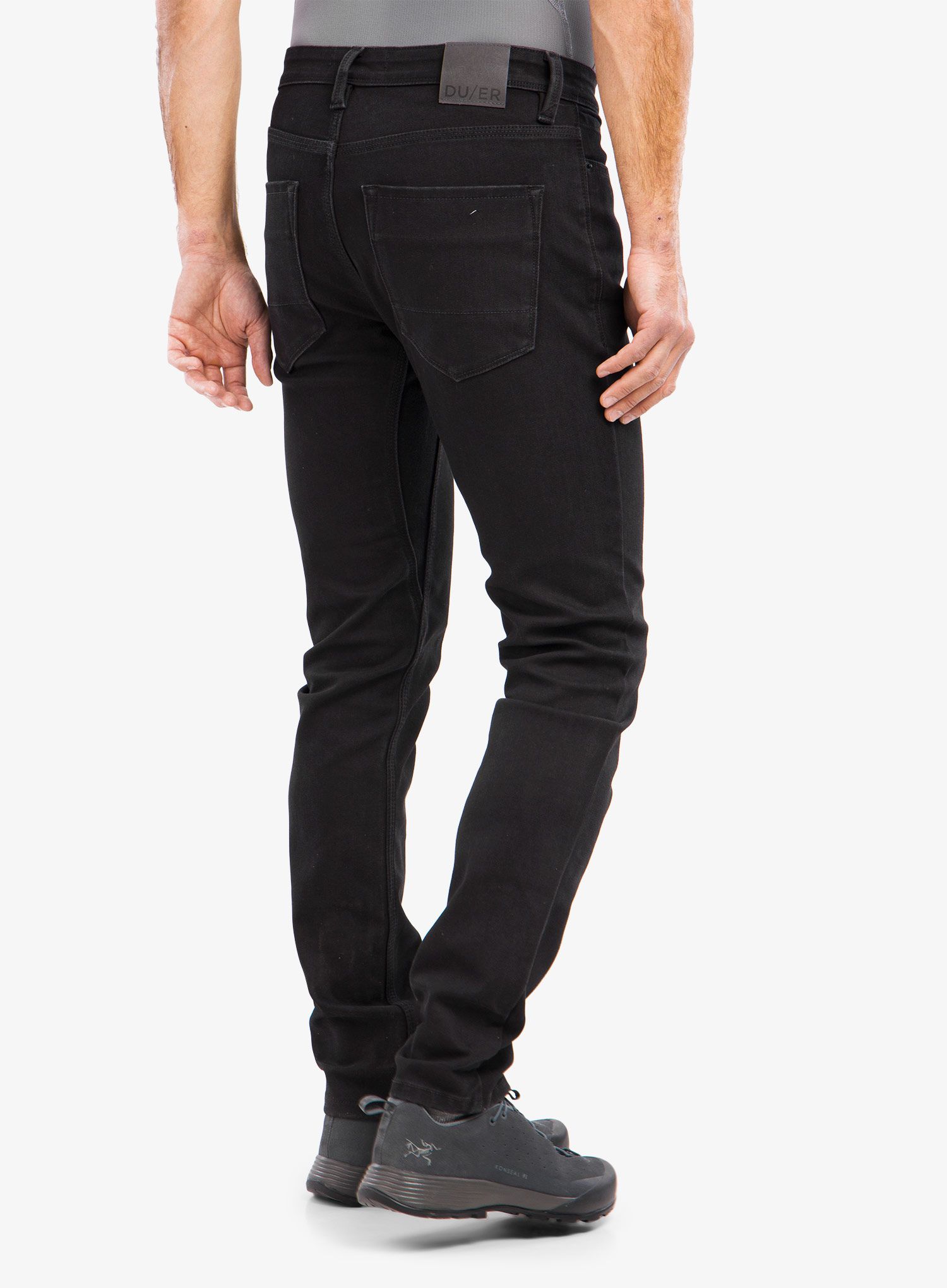 Hlače Duer All Weather Denim - black