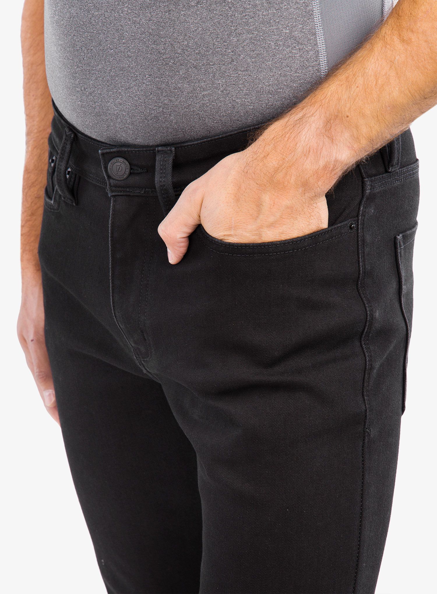 Hlače Duer All Weather Denim - black
